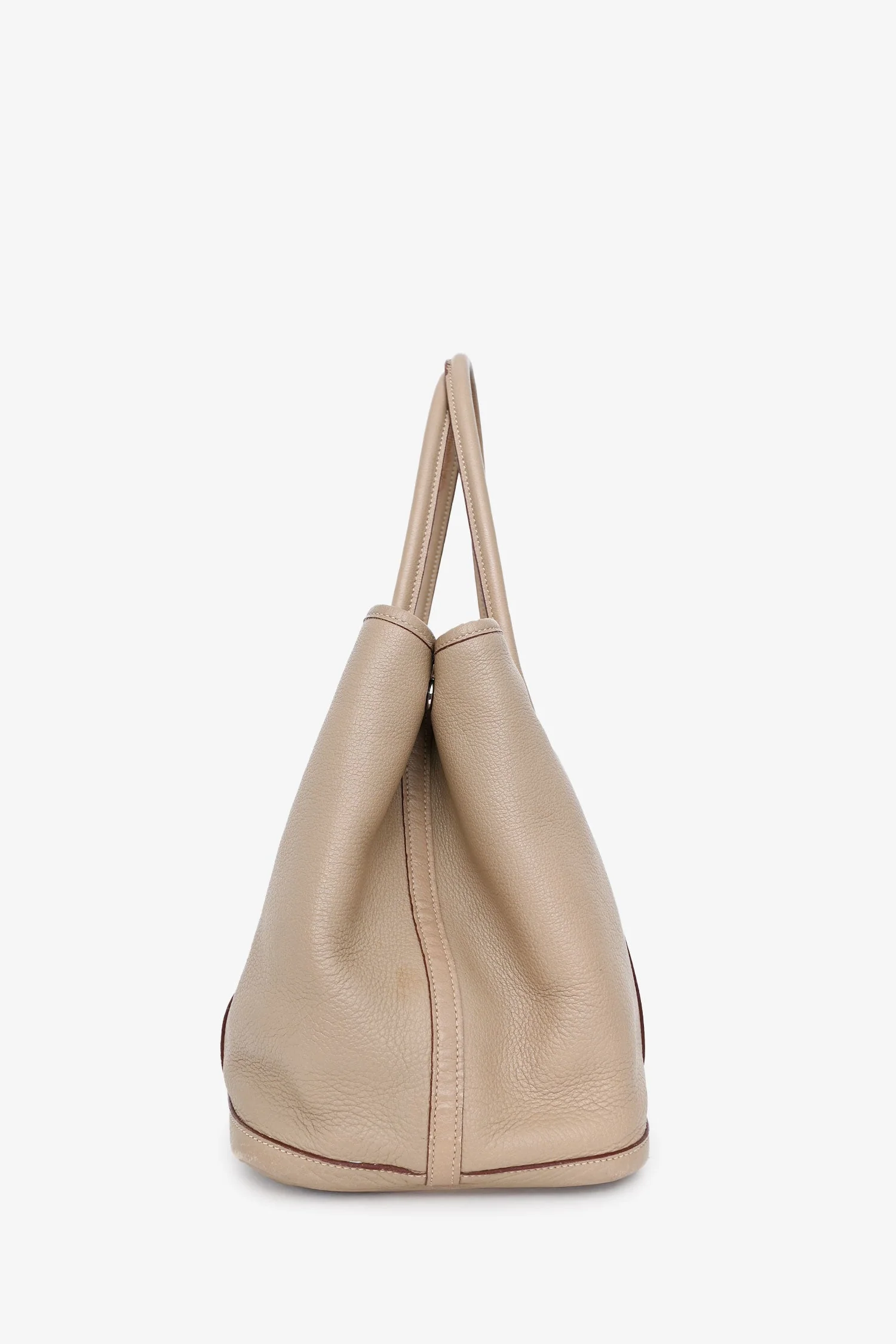 Hermes Taupe Negonda Leather Garden Party 36 - Image 3