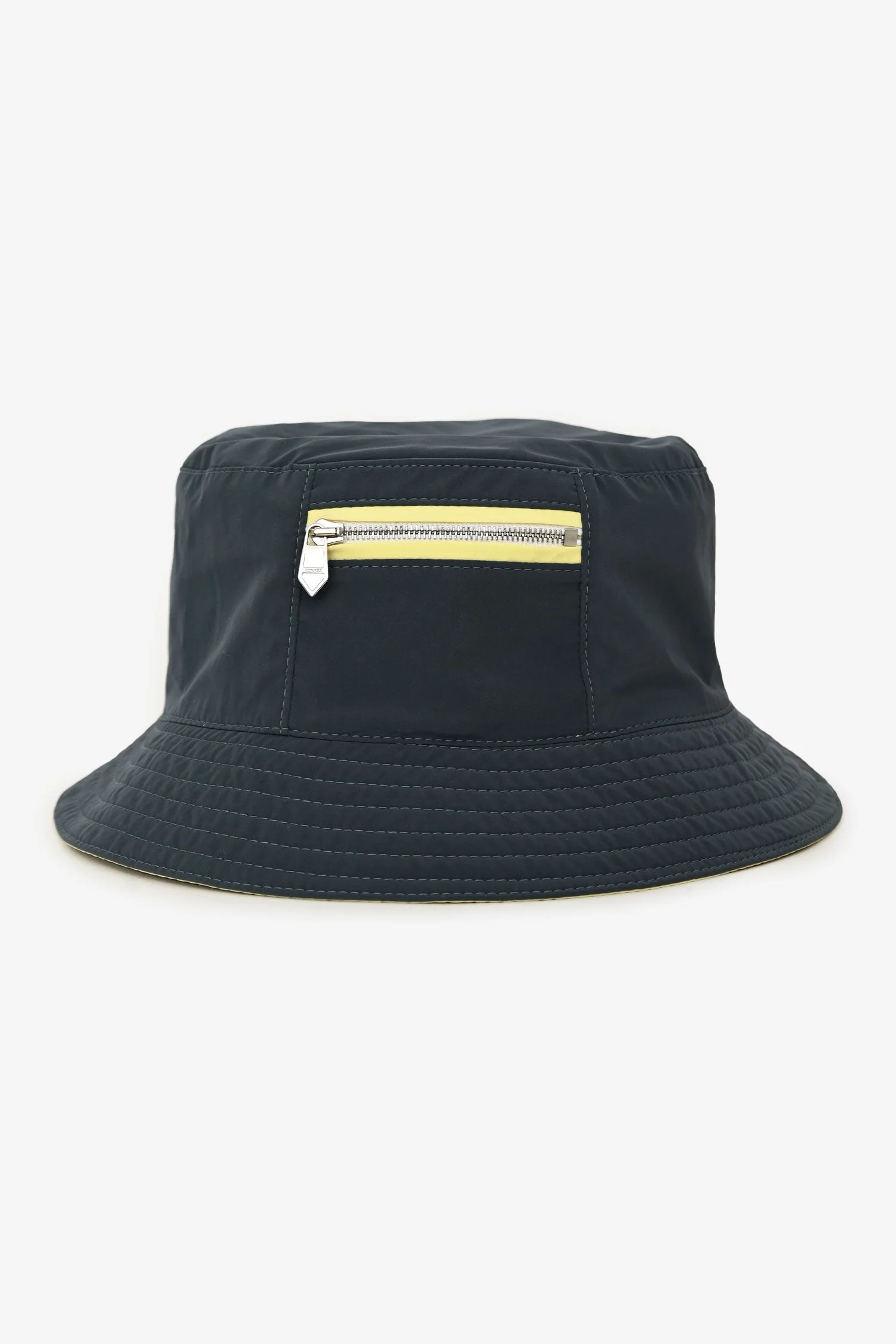 Hermès Teal/Yellow Nylon Bucket Hat Size 60 - Image 2