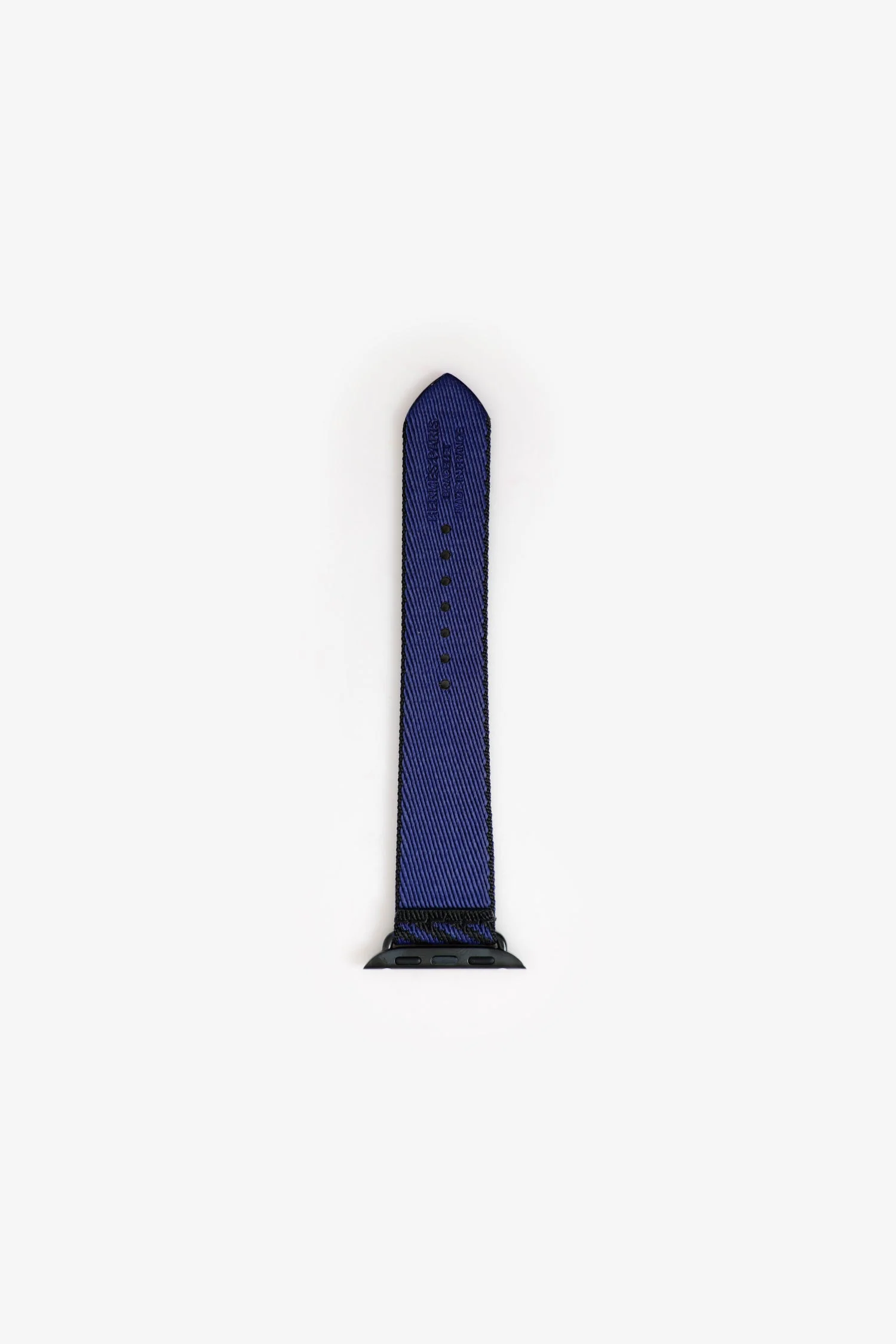 Hermès x Apple Blue Fabric Smart Watch Strap - Image 6