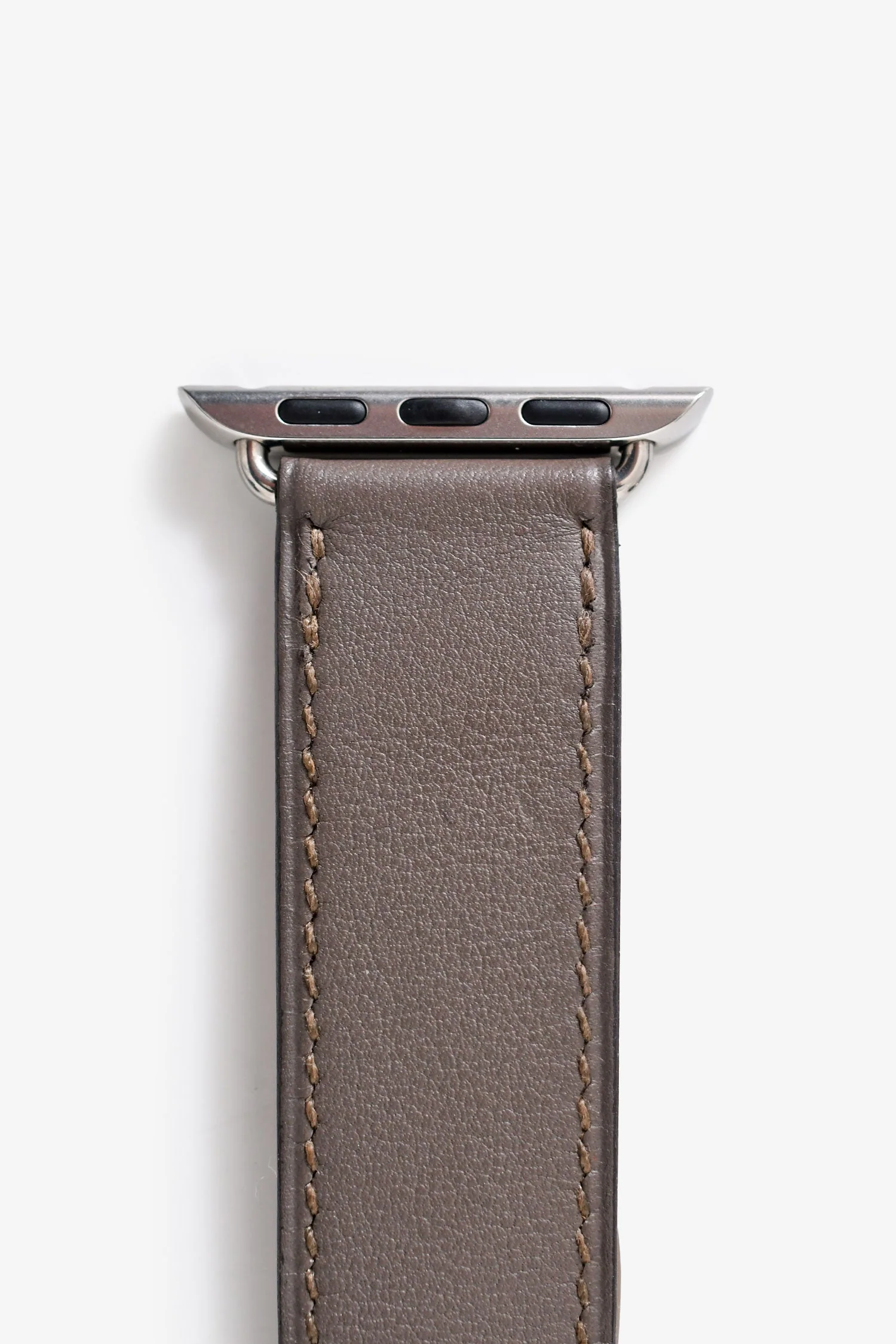 Hermès x Apple Watch 2015 Grey Leather Double Tour 38MM Case - Image 4