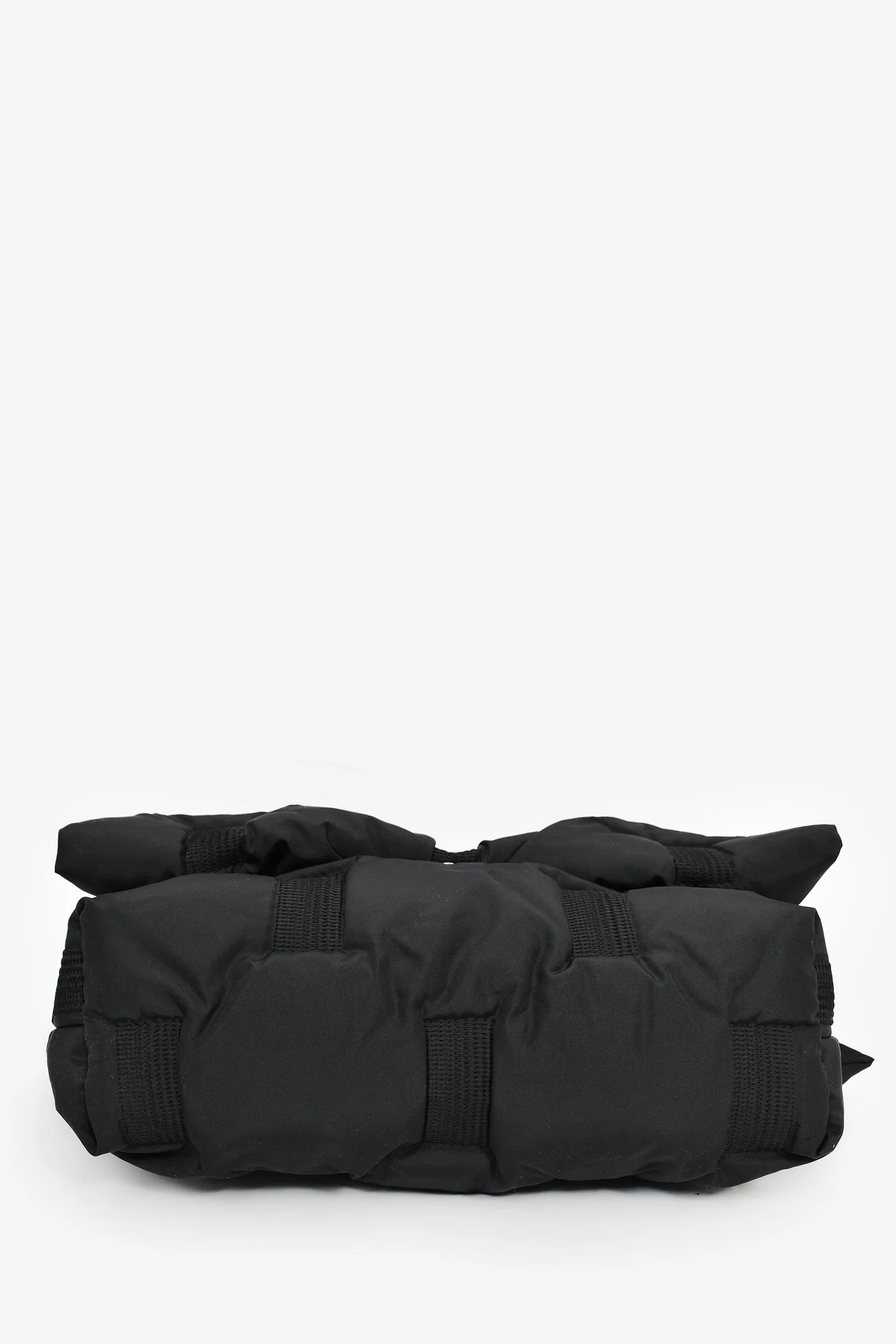 Issey Miyake Black Puffer Messenger Bag - Image 5