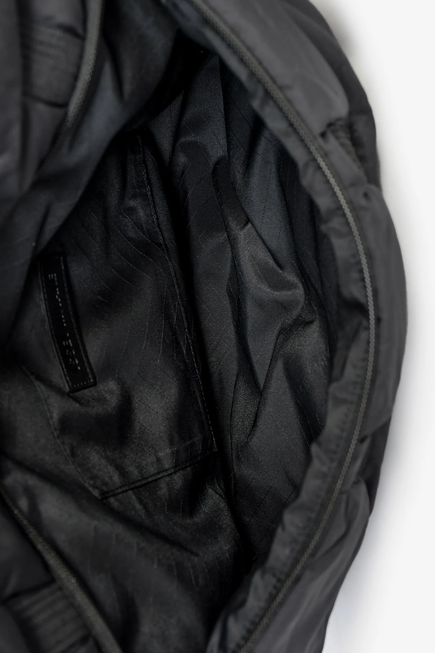 Issey Miyake Black Puffer Messenger Bag - Image 6