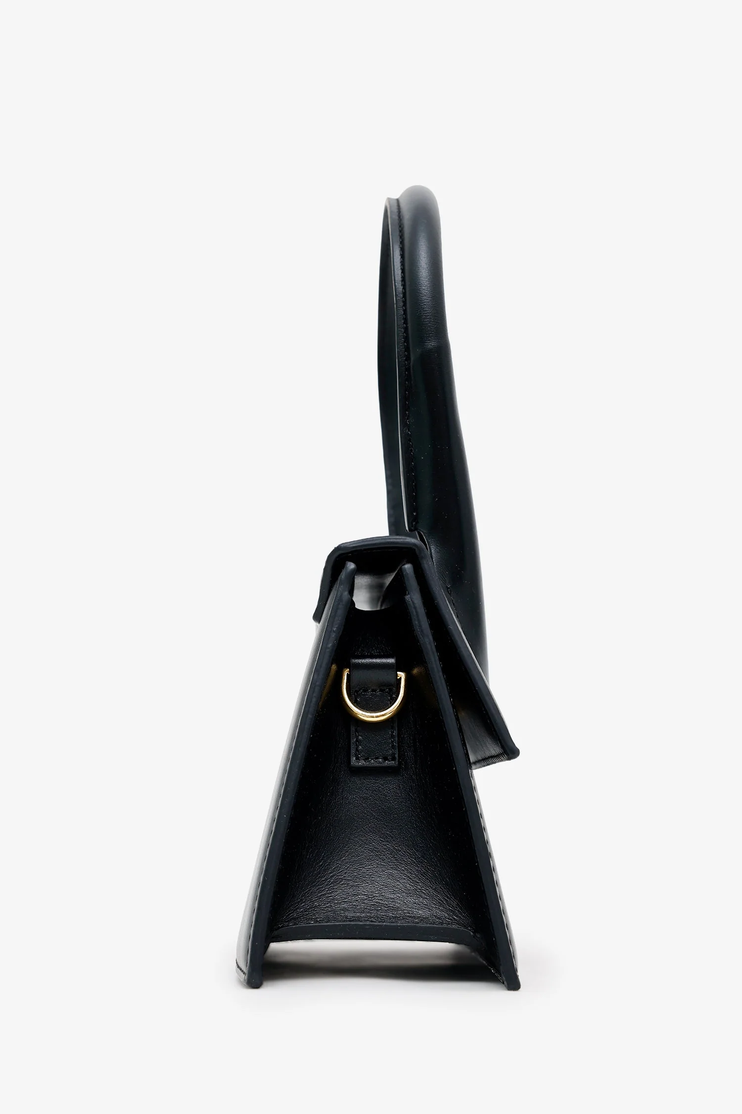Jacquemus Black Leather 'Le Grand Chiquito' Shoulder Bag With Strap - Image 3