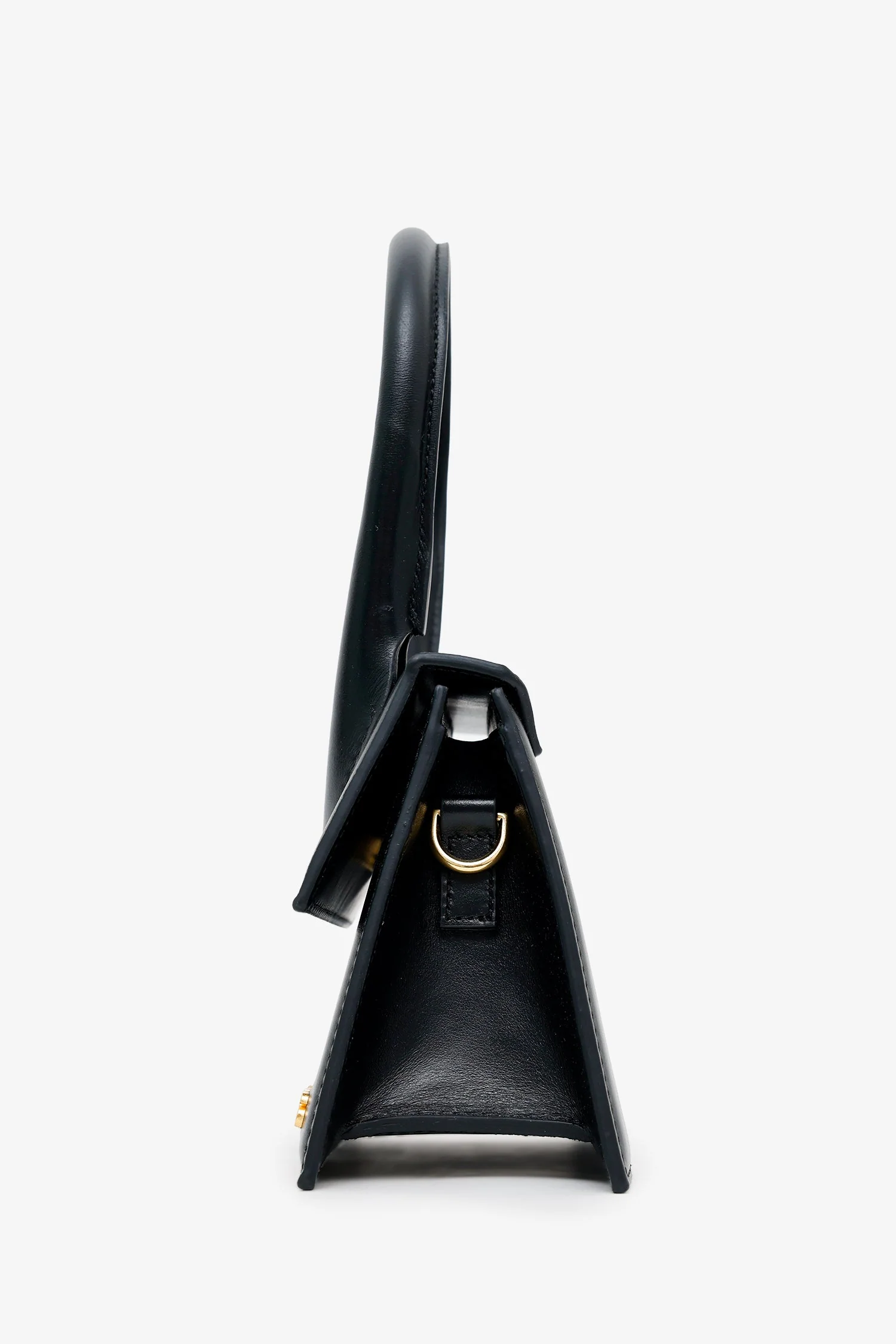 Jacquemus Black Leather 'Le Grand Chiquito' Shoulder Bag With Strap - Image 4