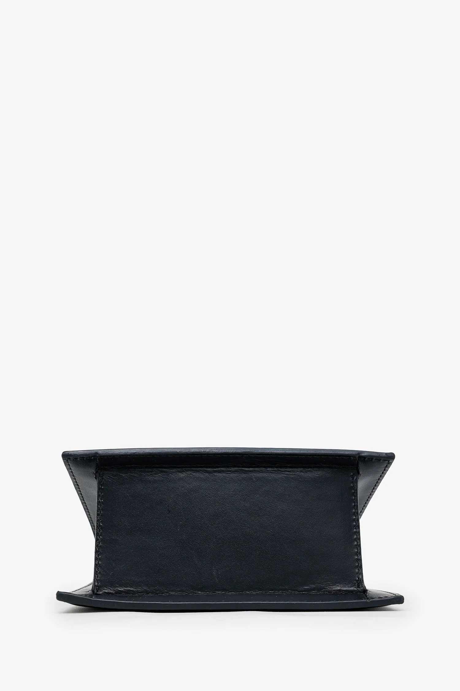 Jacquemus Black Leather 'Le Grand Chiquito' Shoulder Bag With Strap - Image 5
