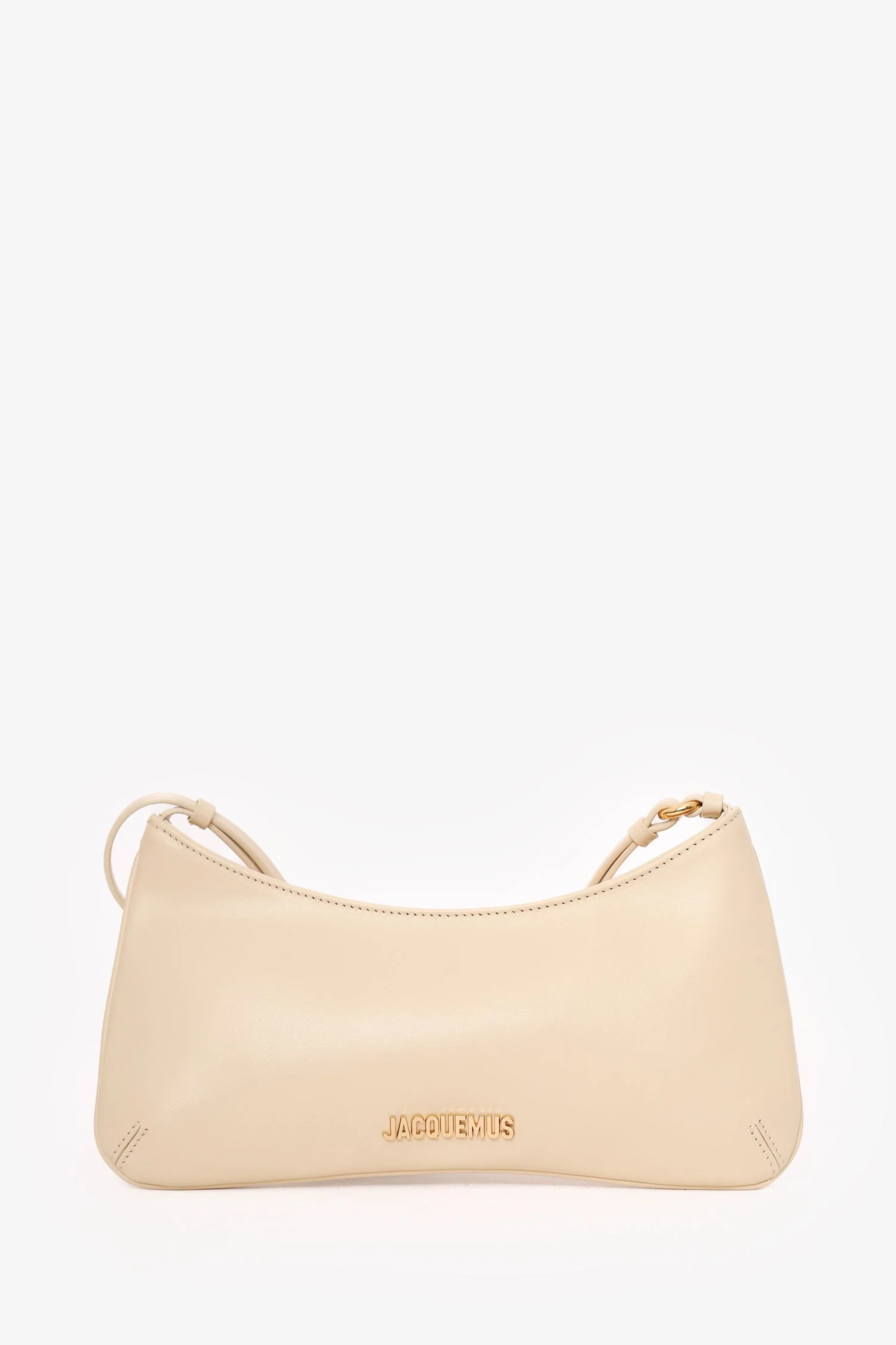 Jacquemus Cream Leather Le Bisou Perle Shoulder Bag - Image 7