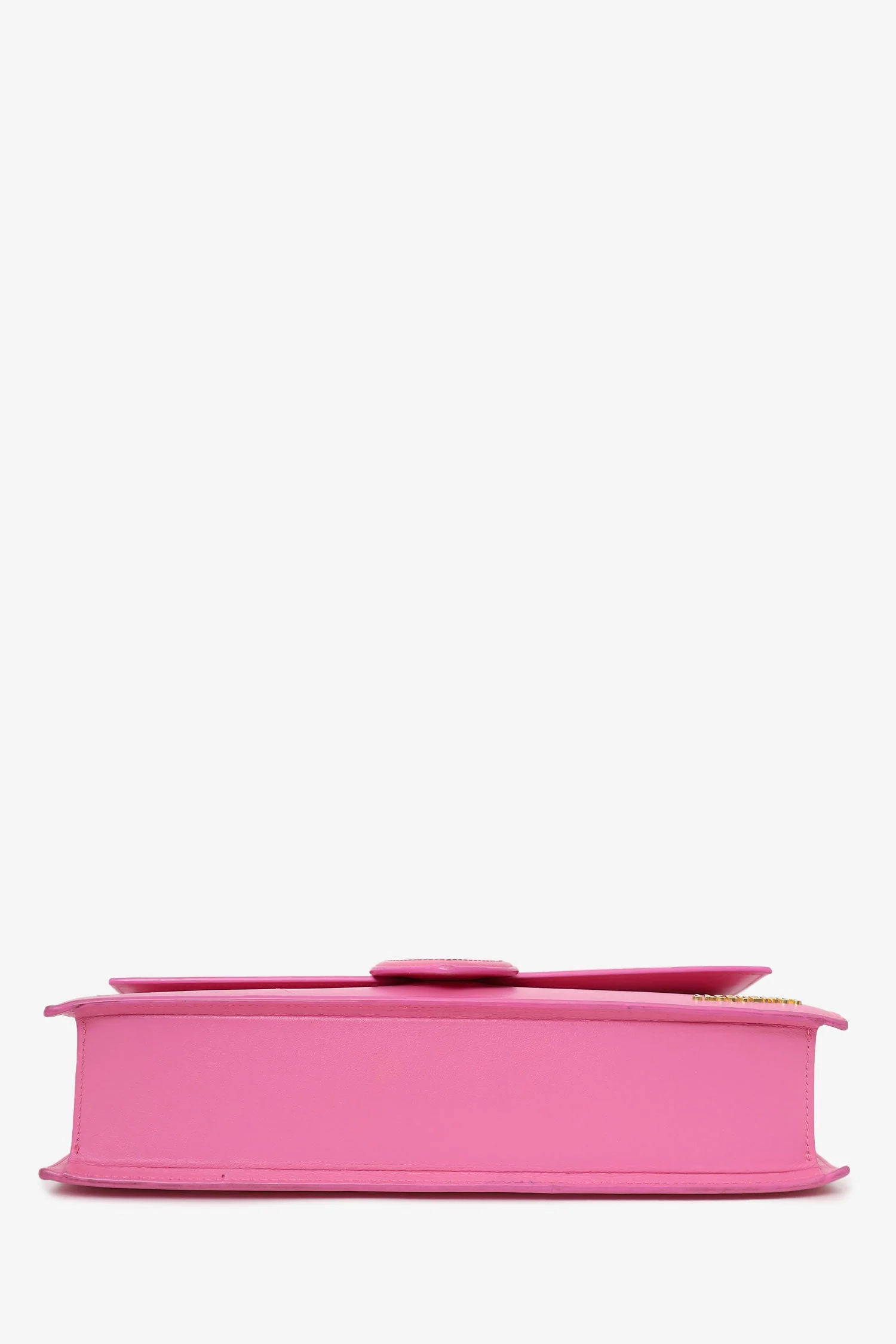 Jacquemus Pink Leather Le Bambino Grande Top Handle With Strap - Image 6