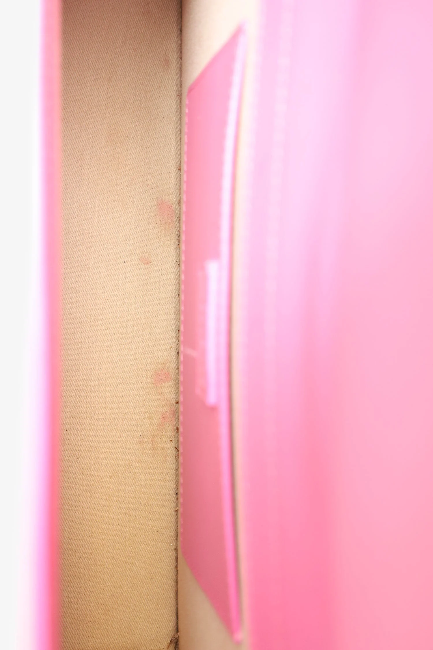 Jacquemus Pink Leather Le Bambino Grande Top Handle With Strap - Image 7