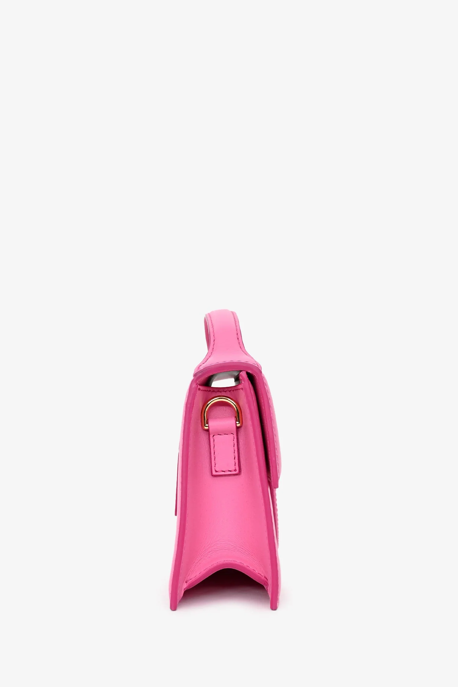 Jacquemus Pink Leather Le Bambino Top Handle Bag - Image 3