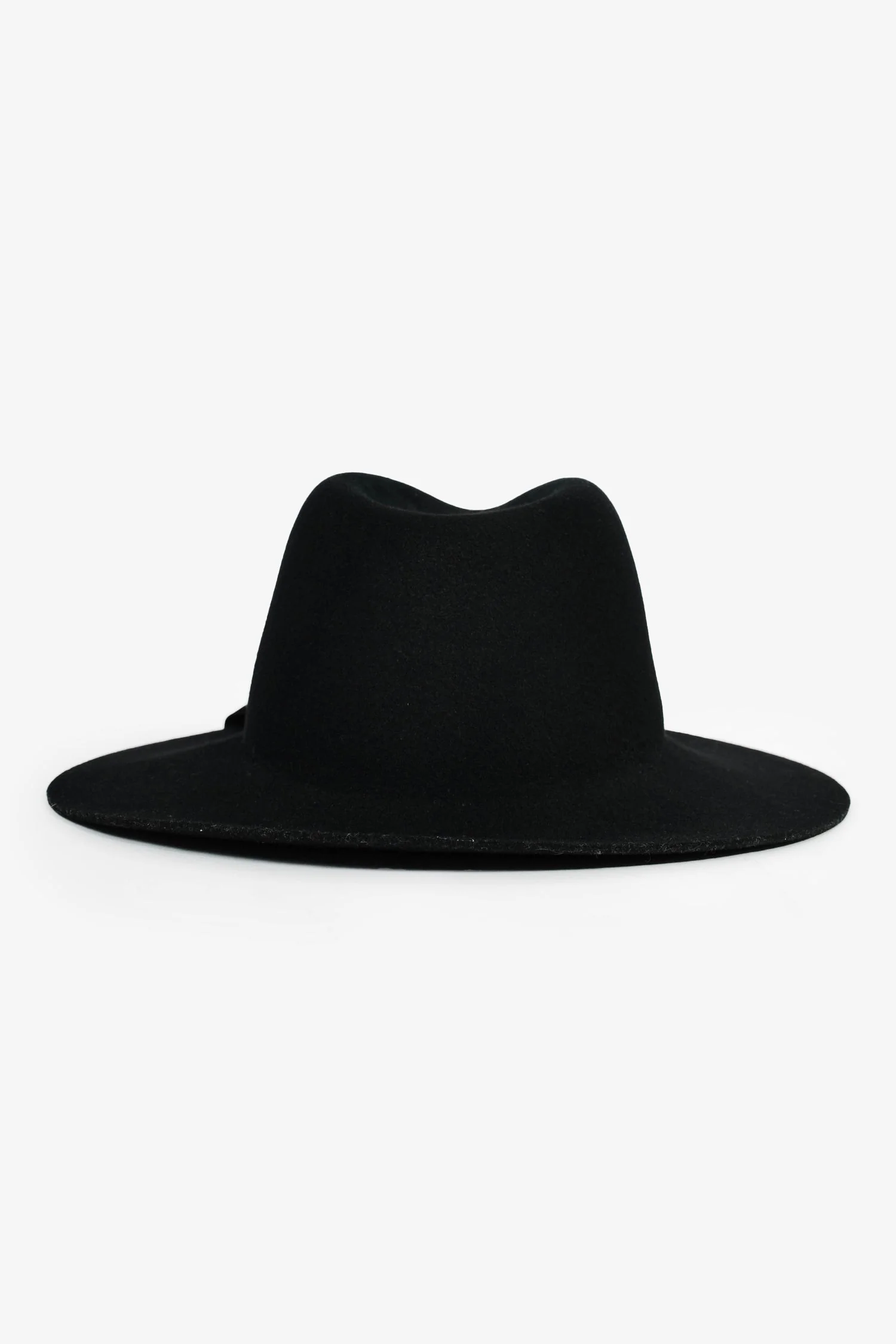 Janessa Leone Black Wool Wide Brim Hat - Image 3