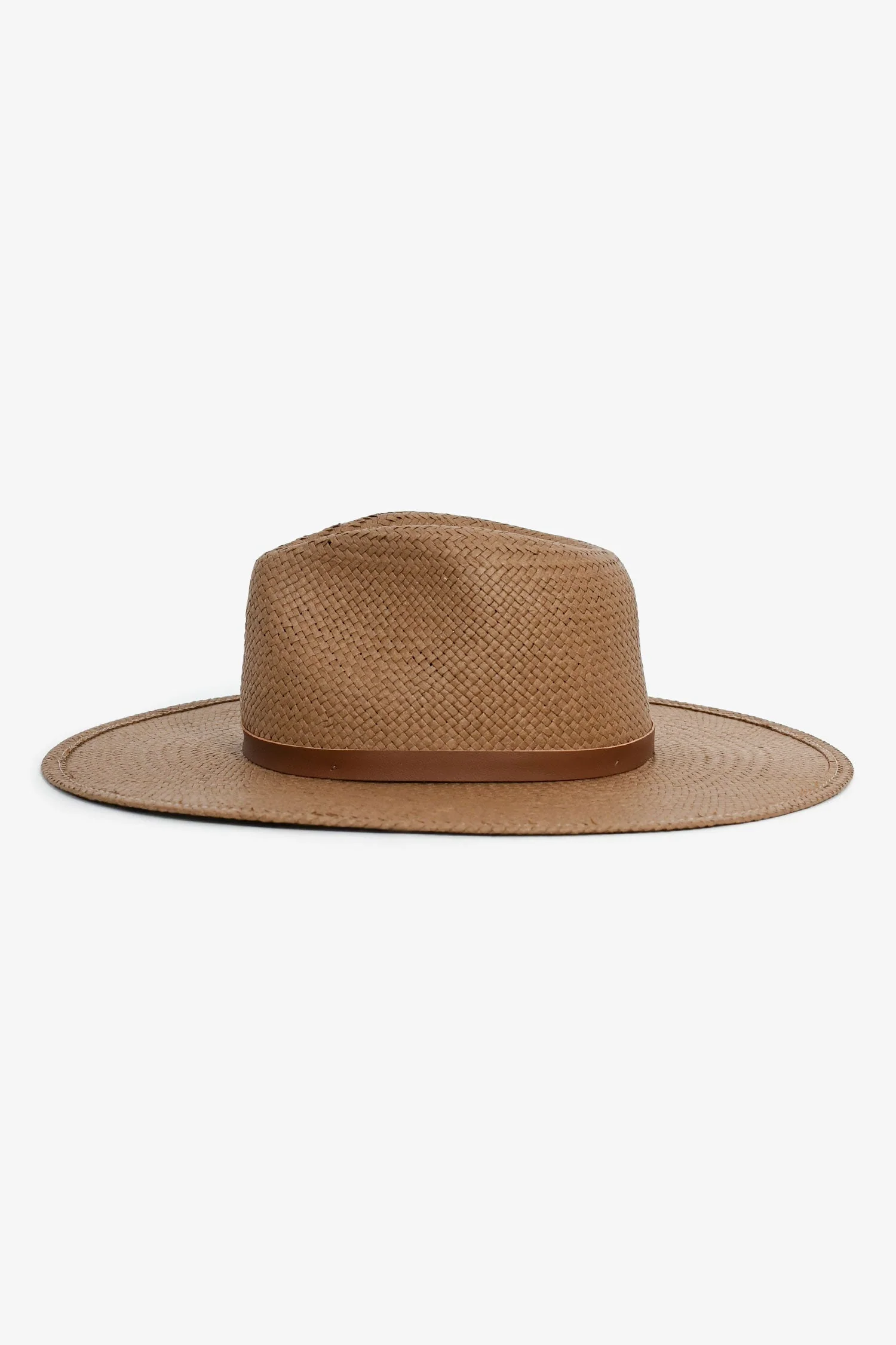 Janessa Leone Brown Wide Brim Hat Size S - Image 3