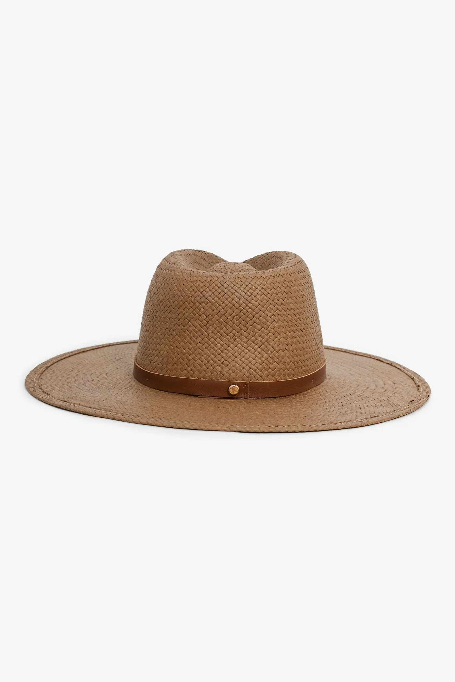 Janessa Leone Brown Wide Brim Hat Size S - Image 4
