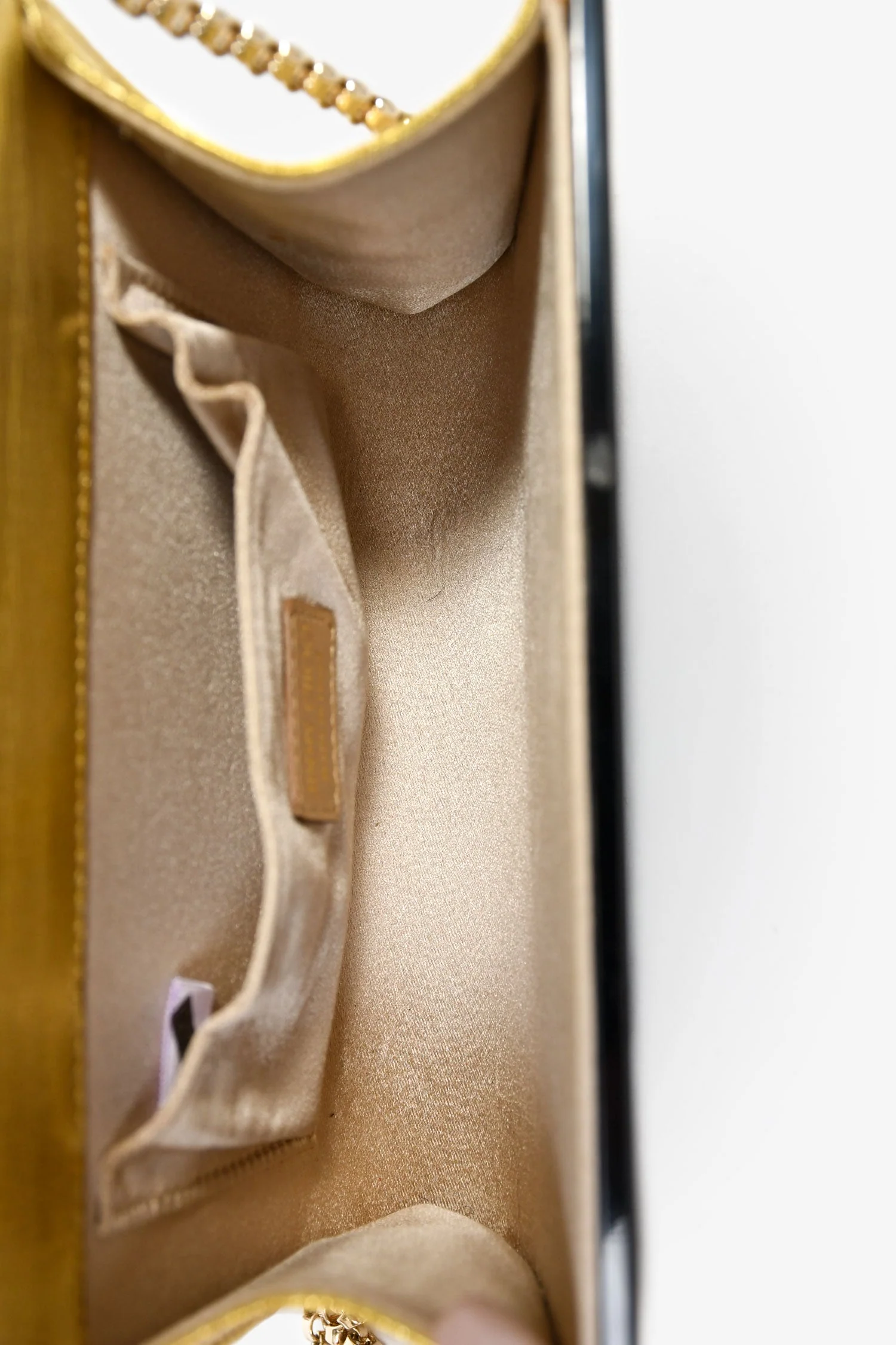 Jimmy Choo Black/Gold Acrylic Clutch With Chain - Image 6