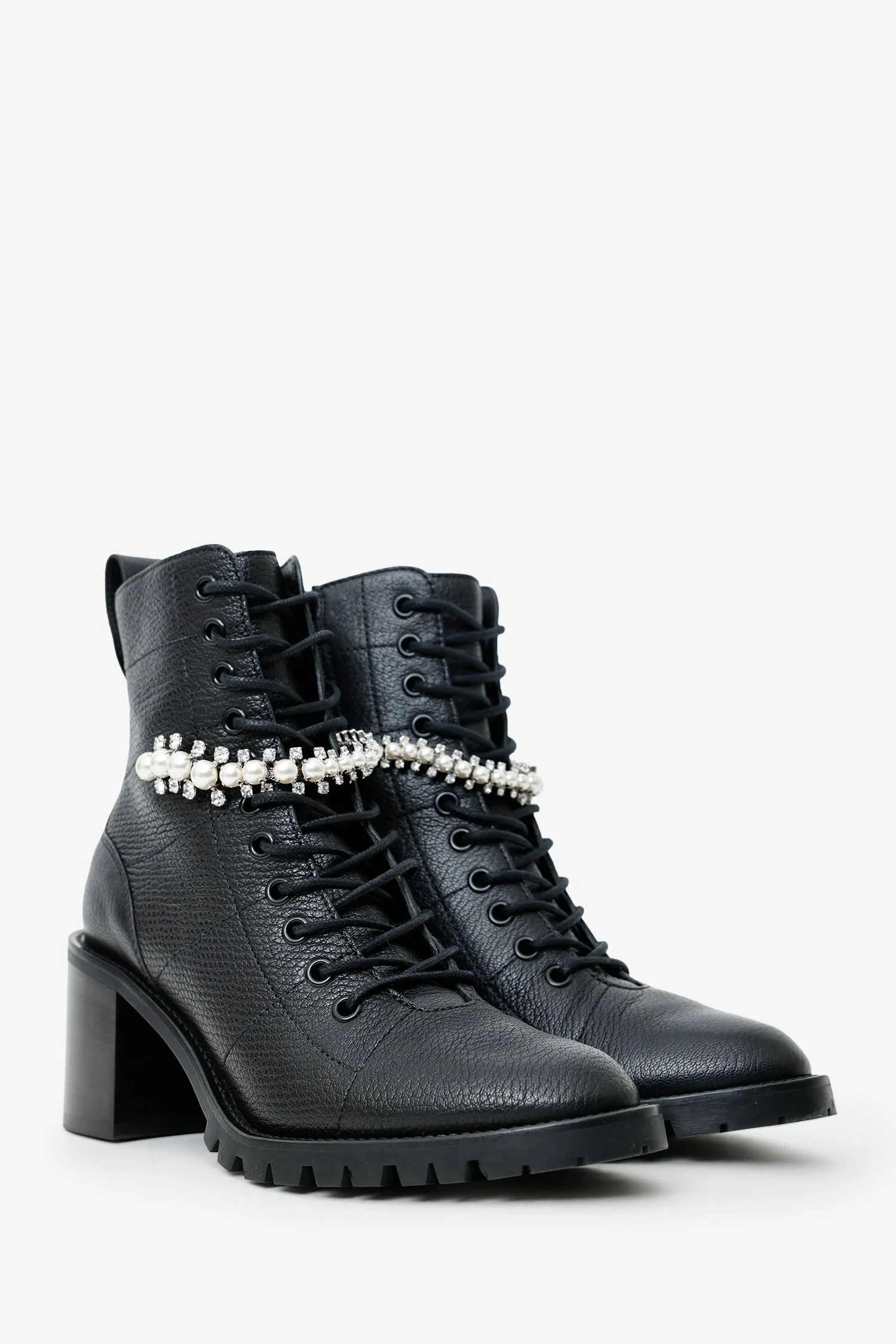 Jimmy Choo Black Leather Ankle Boot Size 37.5 - Image 2