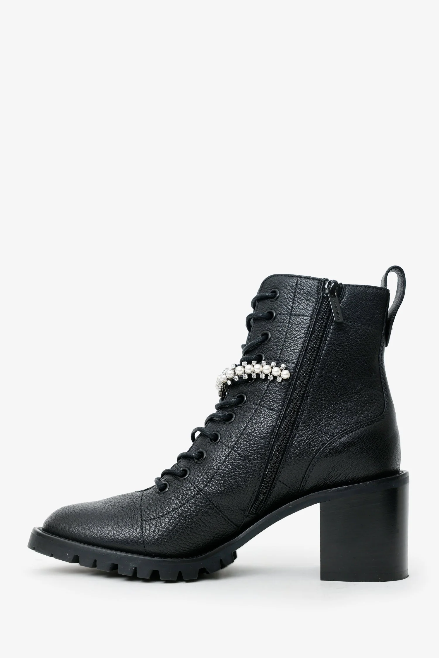 Jimmy Choo Black Leather Ankle Boot Size 37.5 - Image 4