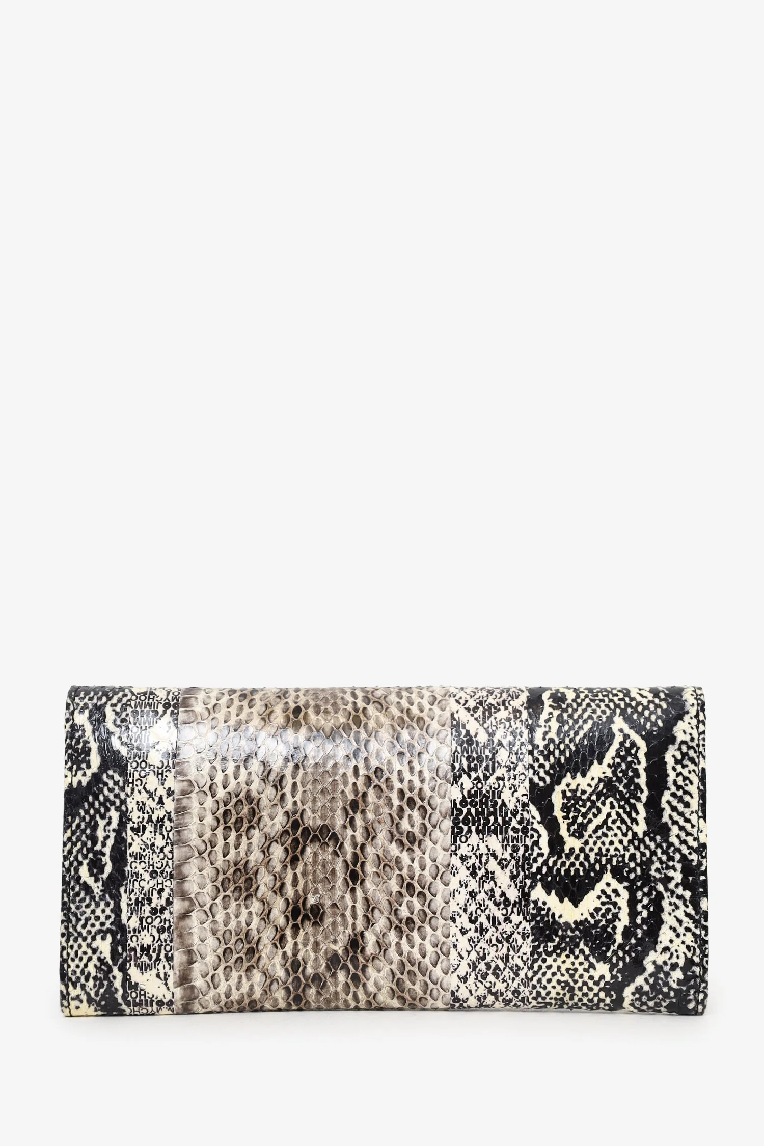 Jimmy Choo Snakeskin Print Clutch - Image 2