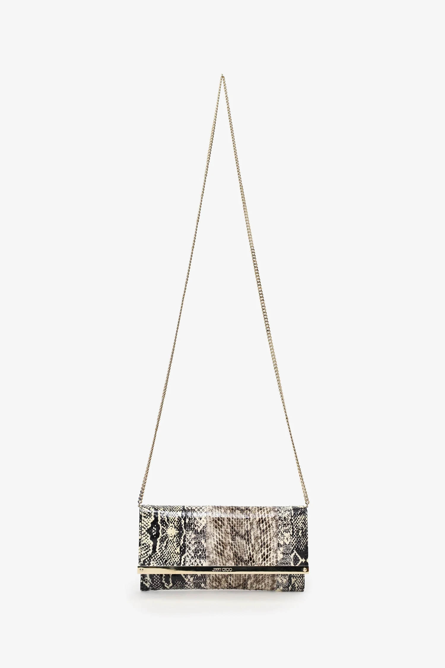 Jimmy Choo Snakeskin Print Clutch - Image 6