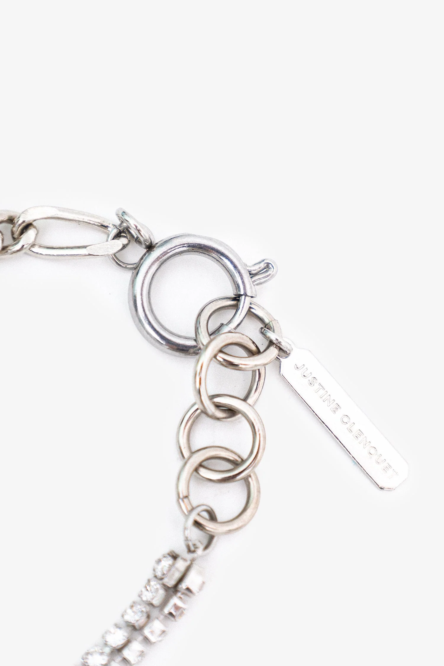 Justine Clenquet Crystal Link Bracelet - Image 3