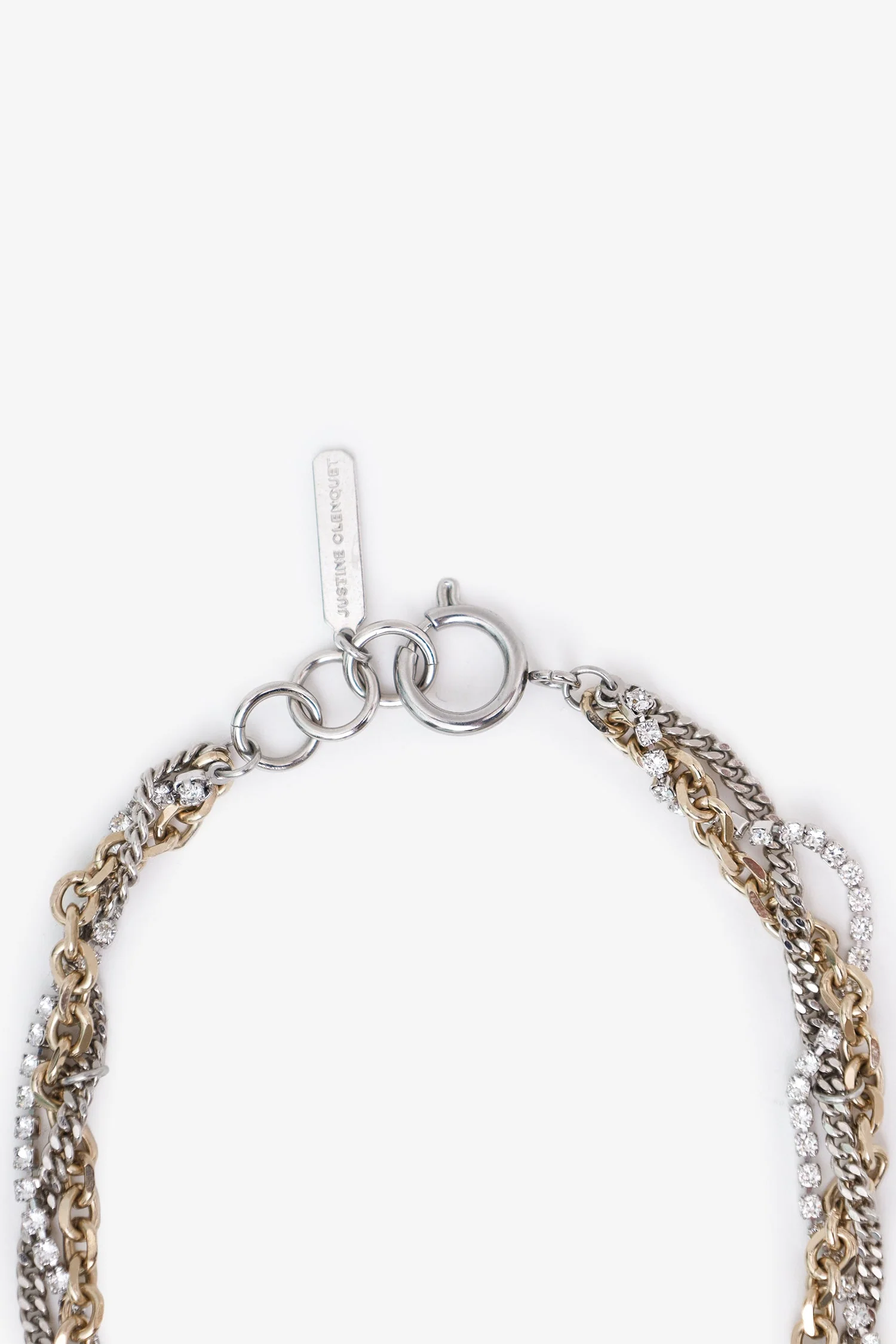 Justine Clenquet Gold/Silver 'Dana' Necklace - Image 3
