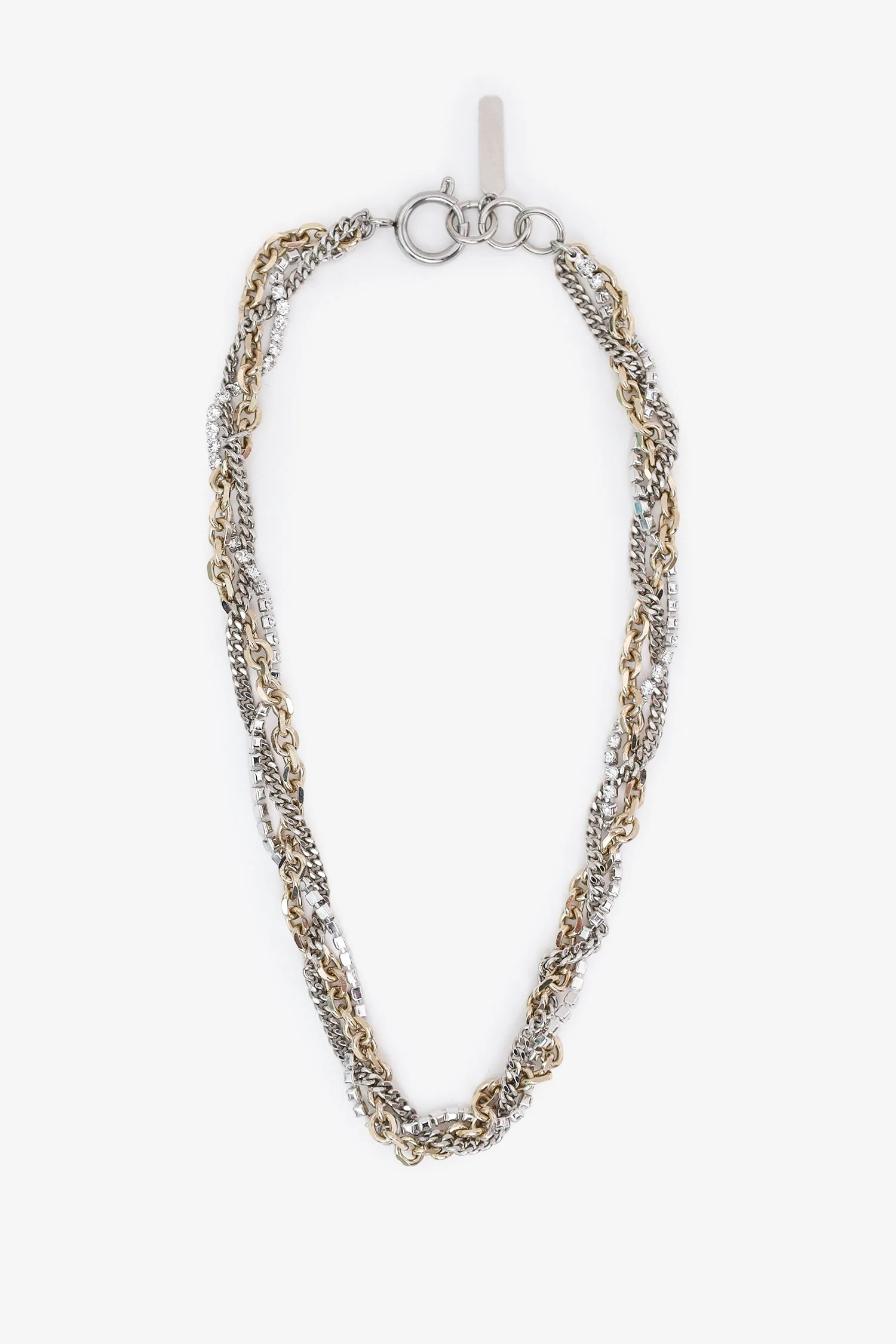 Justine Clenquet Gold/Silver 'Dana' Necklace - Image 4