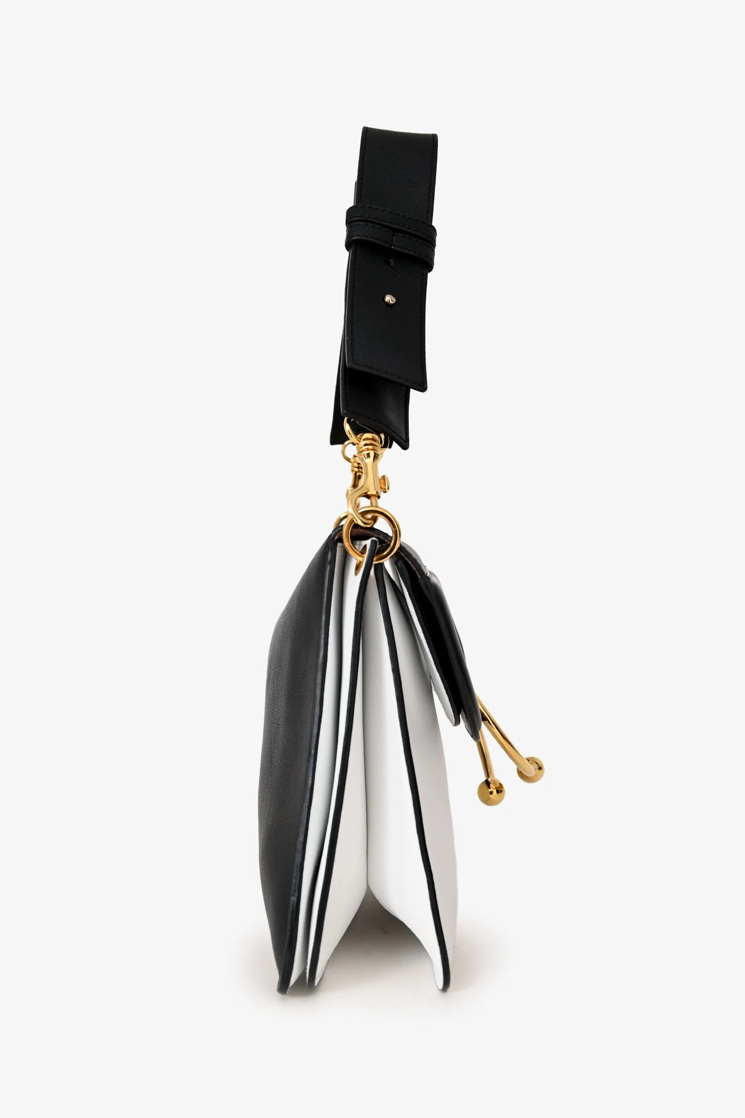 JW Anderson White/Black Medium Pierce Bag - Image 3