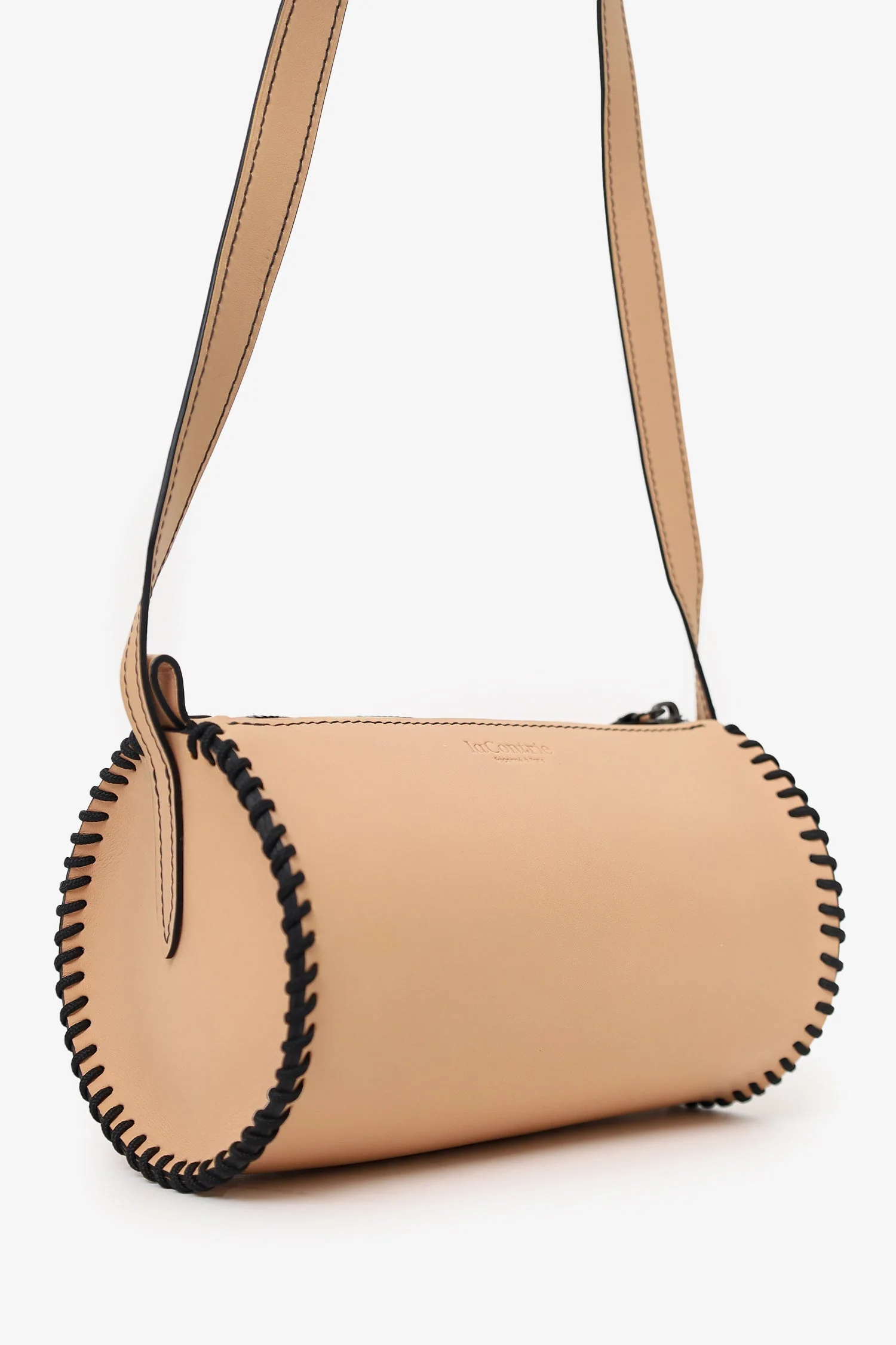 La Contrie Beige Round Bag - Image 3