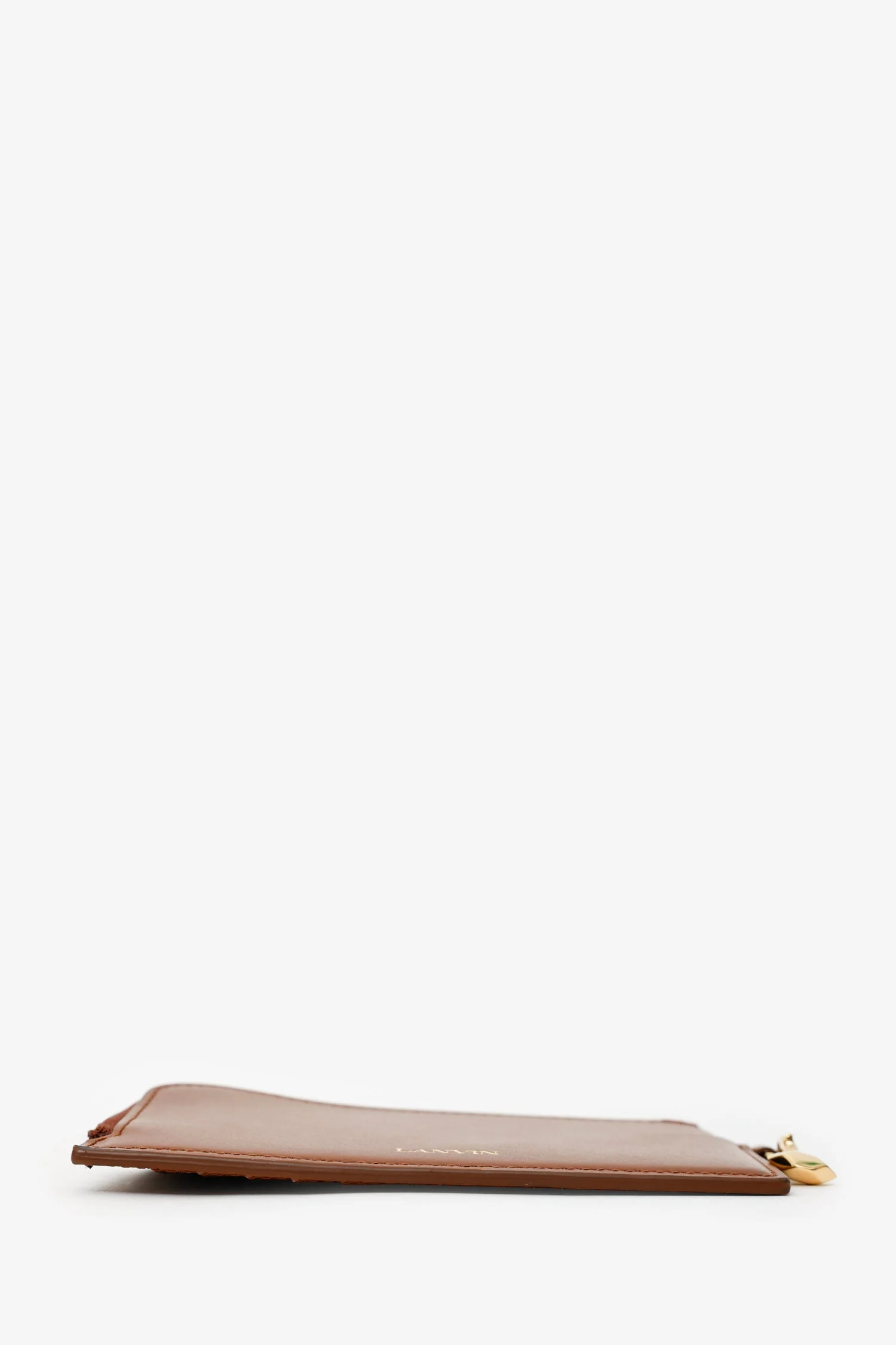 Lanvin Brown Leather Catch By Lanvin Zip-around Wallet - Image 4