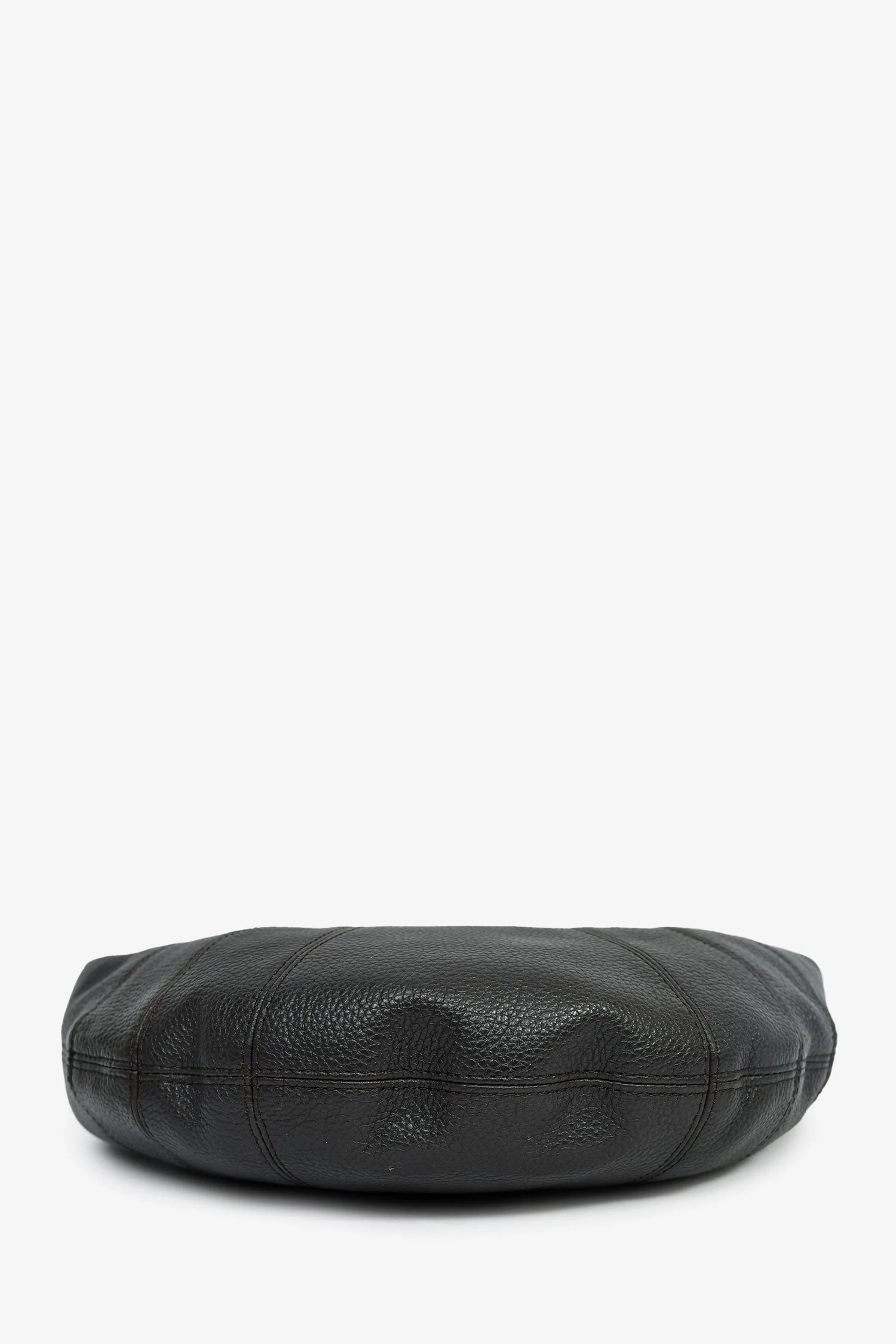 Lemaire Charcoal Leather Mini Fortune Croissant Bag - Image 5