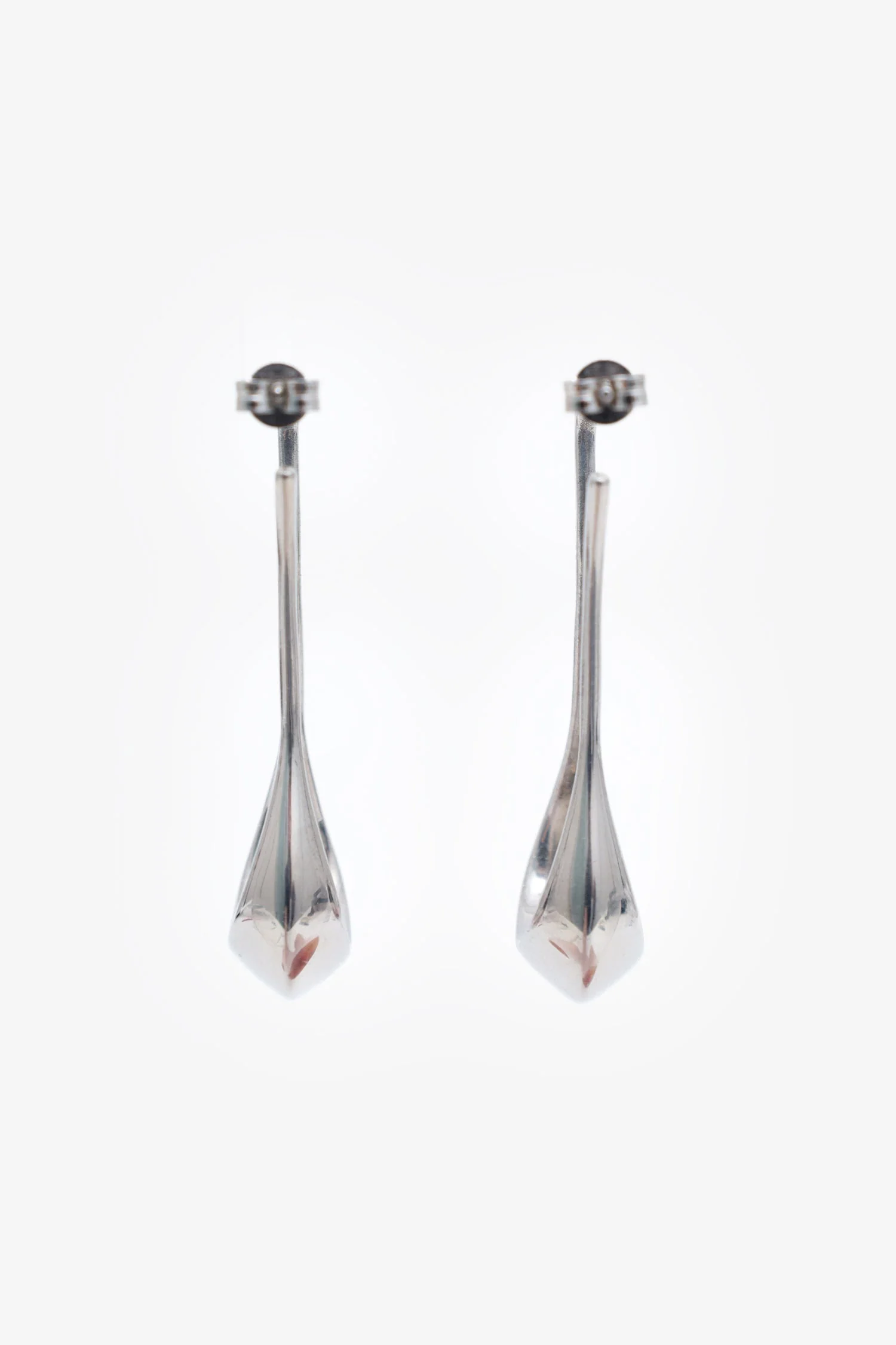 Lemaire Sterling Silver Short Drop Earrings - Image 2