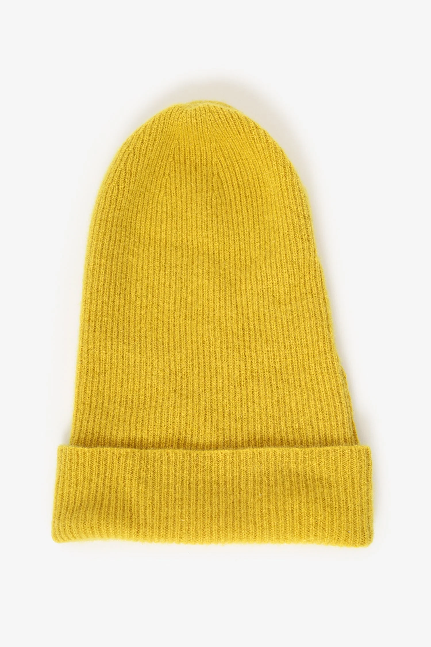 Lisa Yang Yellow Cashmere Hat - Image 3