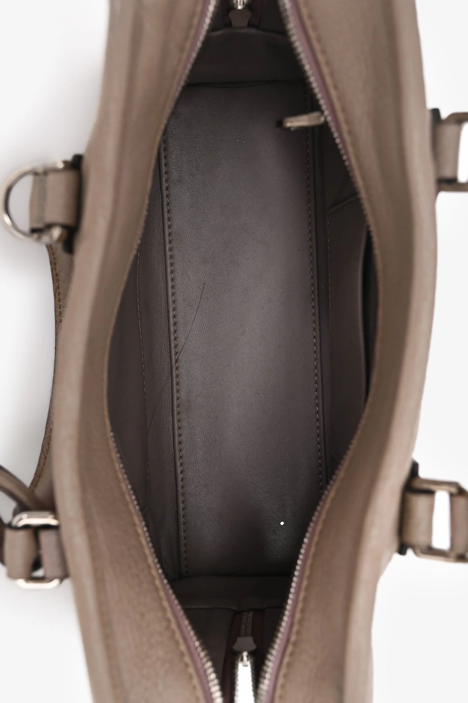 Loewe 2013 Taupe Leather Amazona 23 Bag with Strap - Image 5