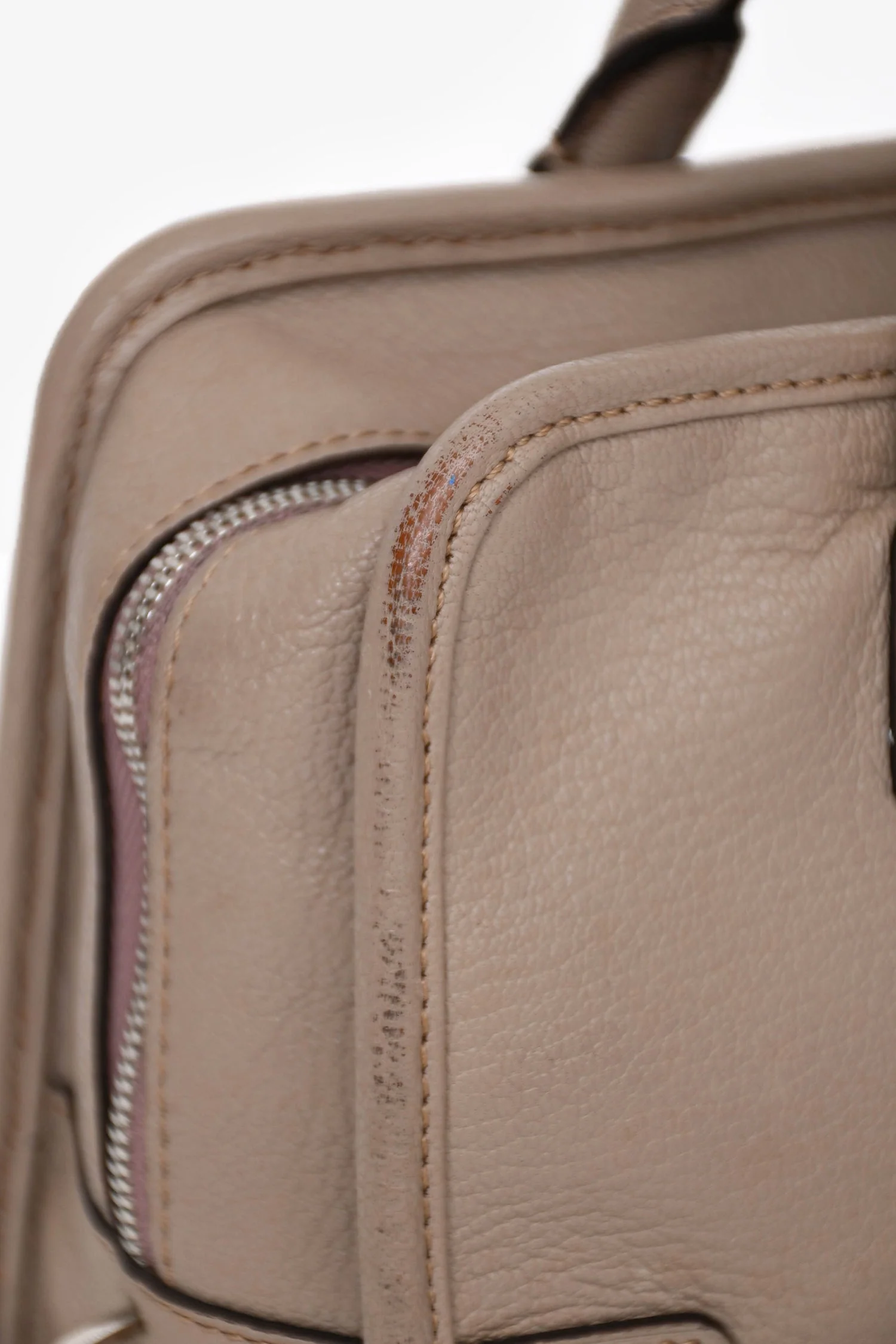 Loewe 2013 Taupe Leather Amazona 23 Bag with Strap - Image 7
