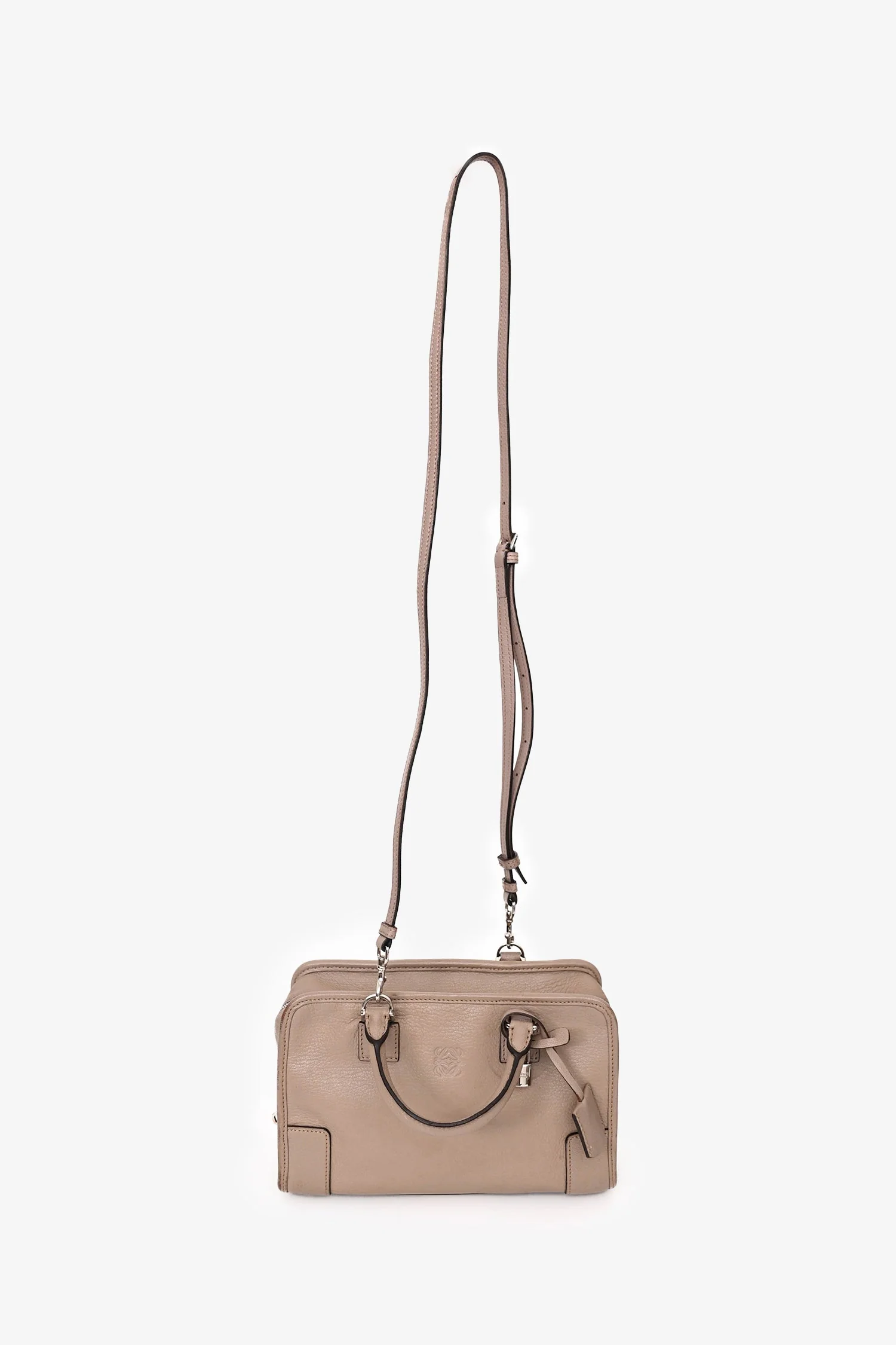 Loewe 2013 Taupe Leather Amazona 23 Bag with Strap - Image 8