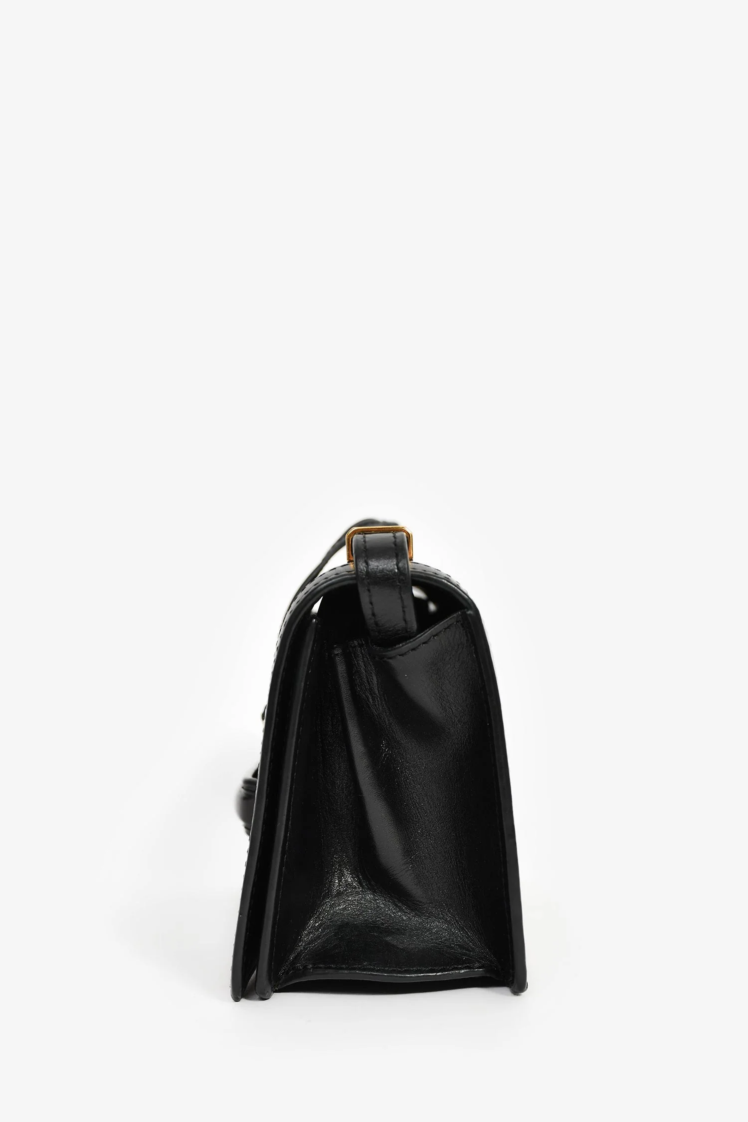 Loewe 2016 Black Leather Barcelona Crossbody Bag - Image 4