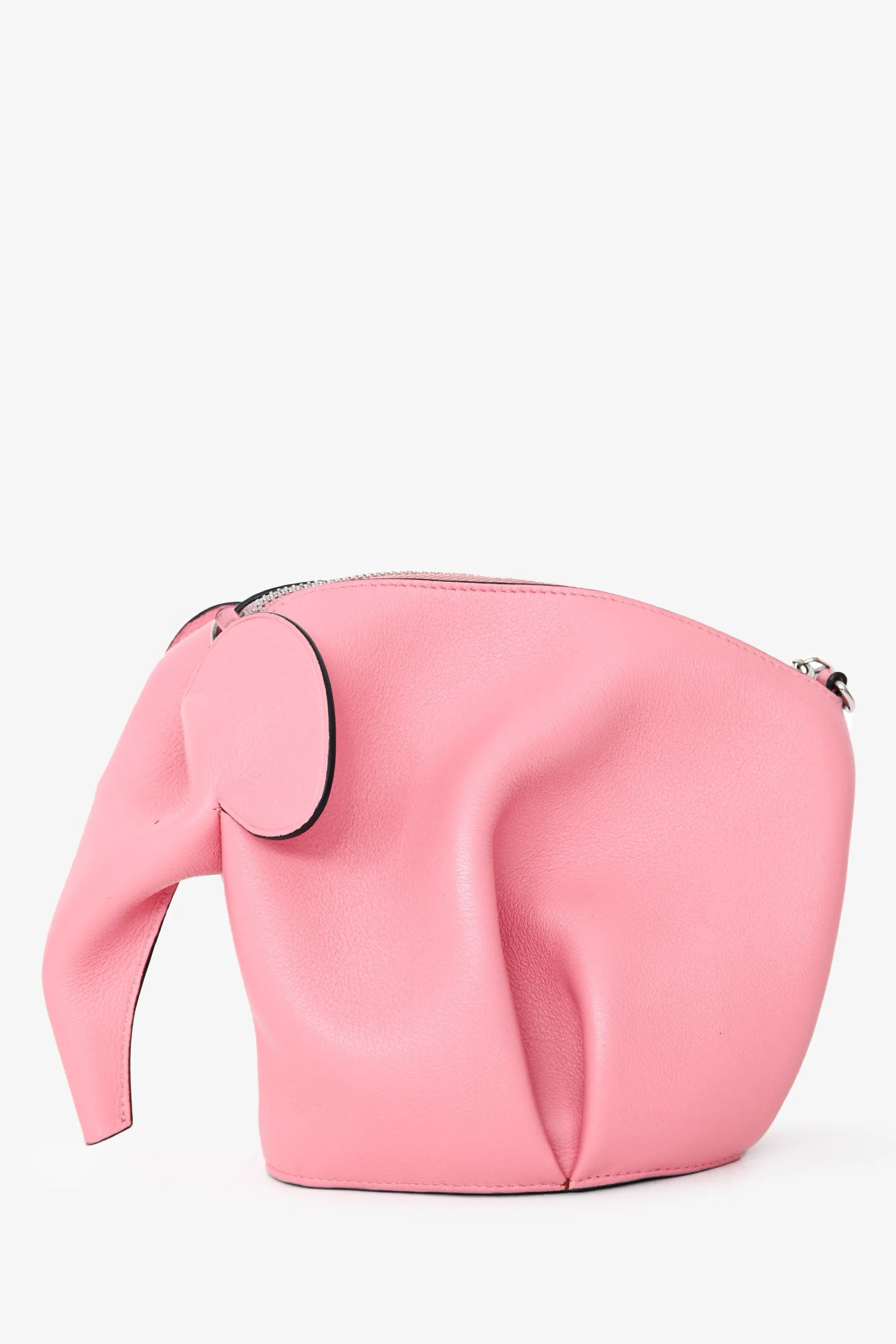 Loewe 2016 Pink Leather Elephant Crossbody - Image 2