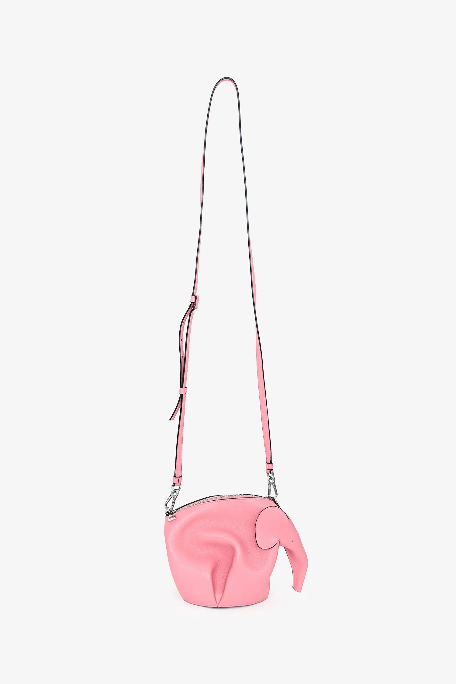 Loewe 2016 Pink Leather Elephant Crossbody - Image 7