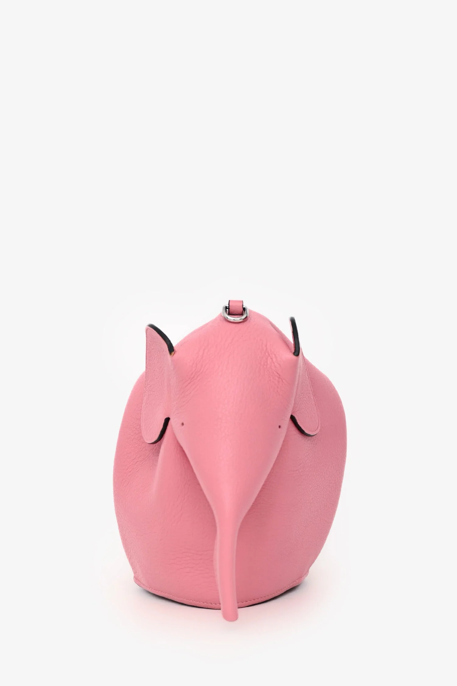 Loewe 2016 Pink Leather Elephant Crossbody - Image 3