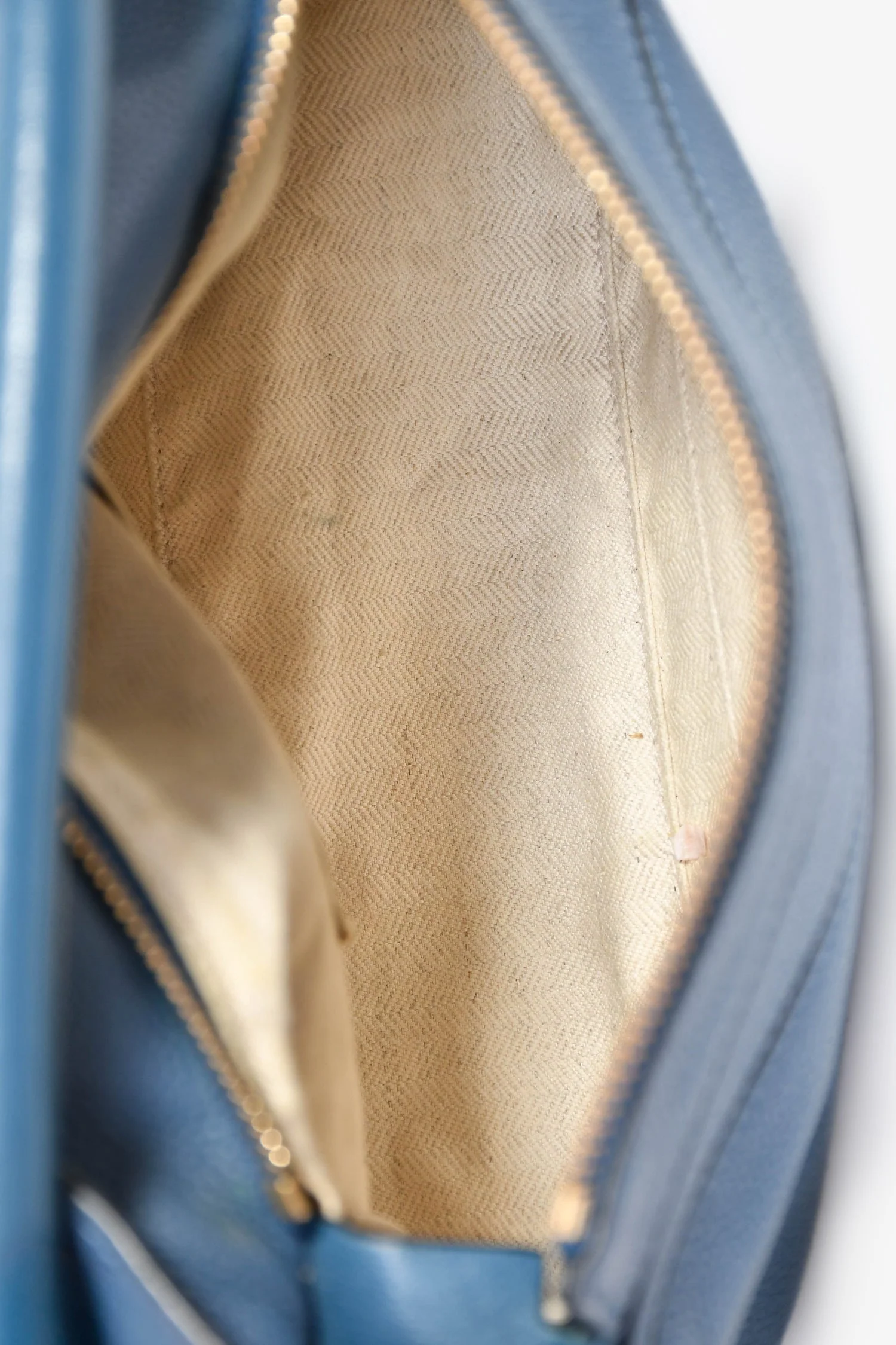 Loewe 2017 Blue Leather Small Puzzle Bag with Strap - Image 6