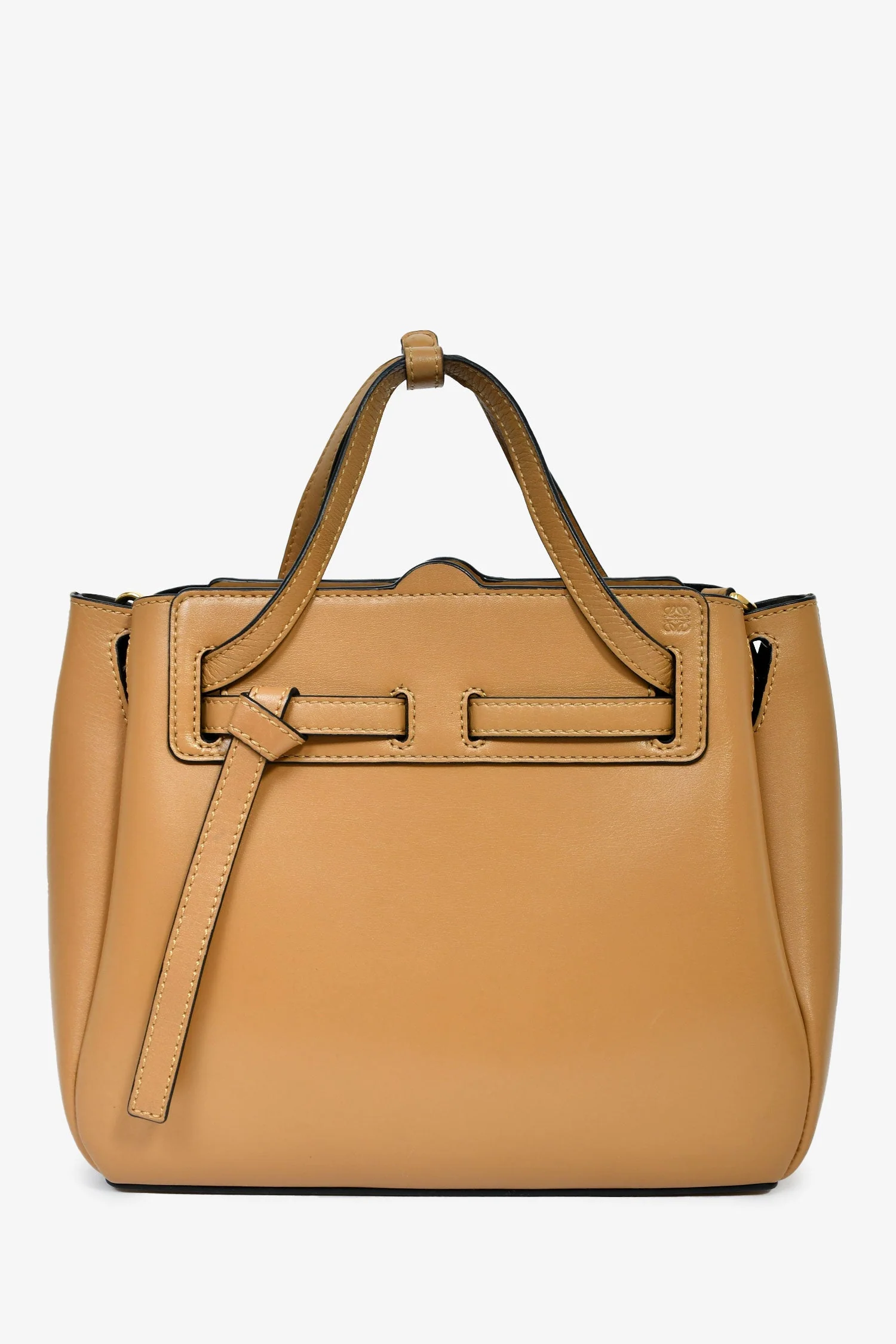 Loewe Beige Leather Mini 'Lazo' Shoulder Bag - Image 2