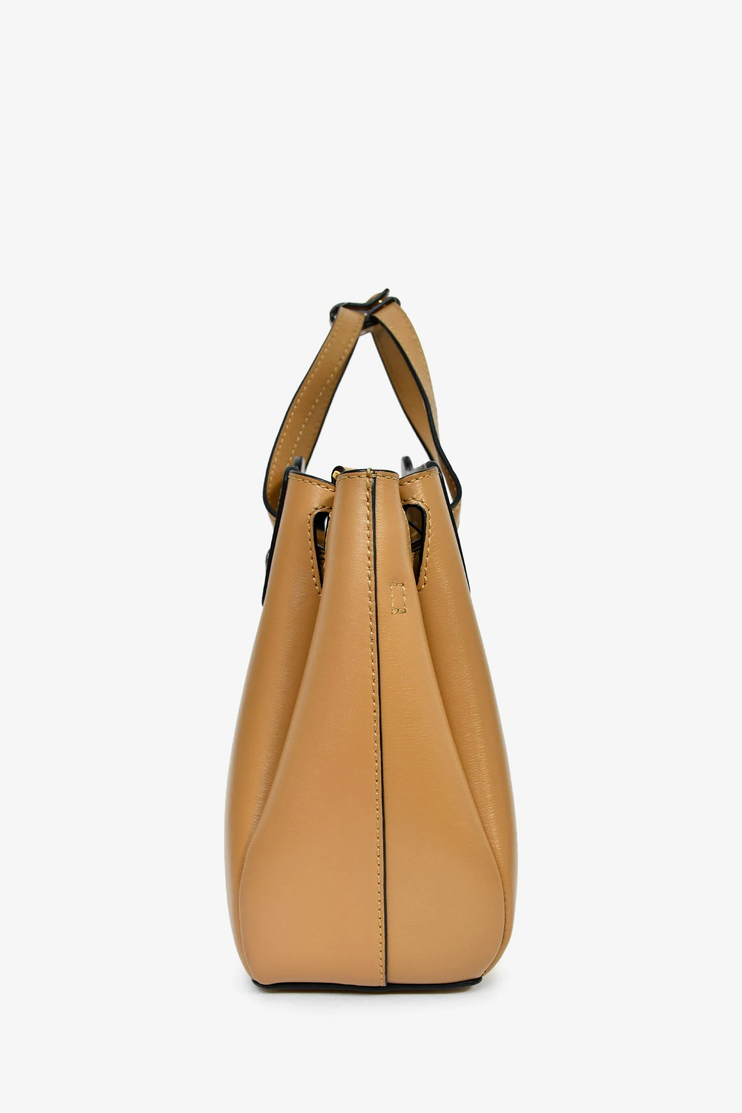 Loewe Beige Leather Mini 'Lazo' Shoulder Bag - Image 3