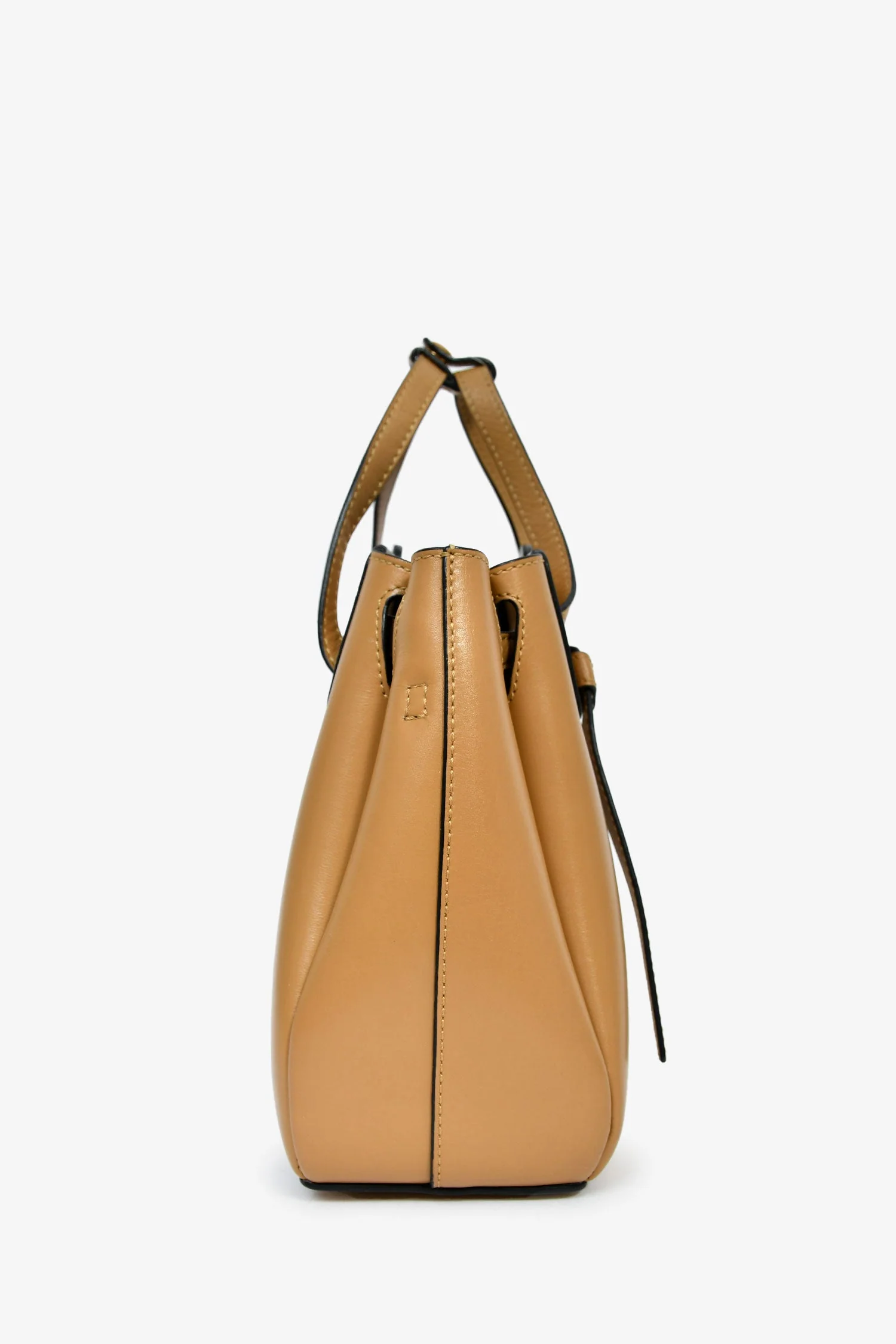 Loewe Beige Leather Mini 'Lazo' Shoulder Bag - Image 4