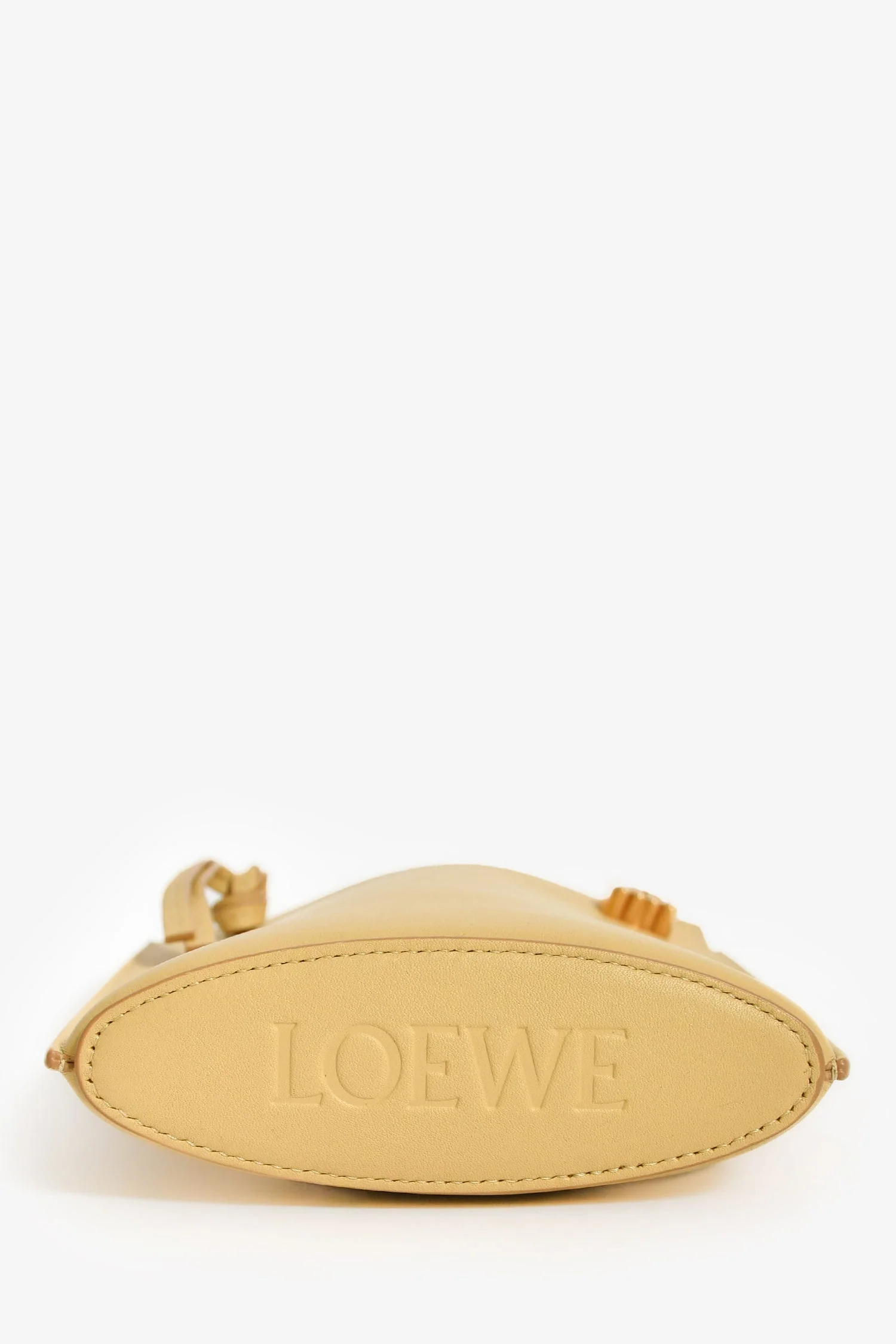 Loewe Beige Pebble Leather 'Dice' Crossbody Bag - Image 5