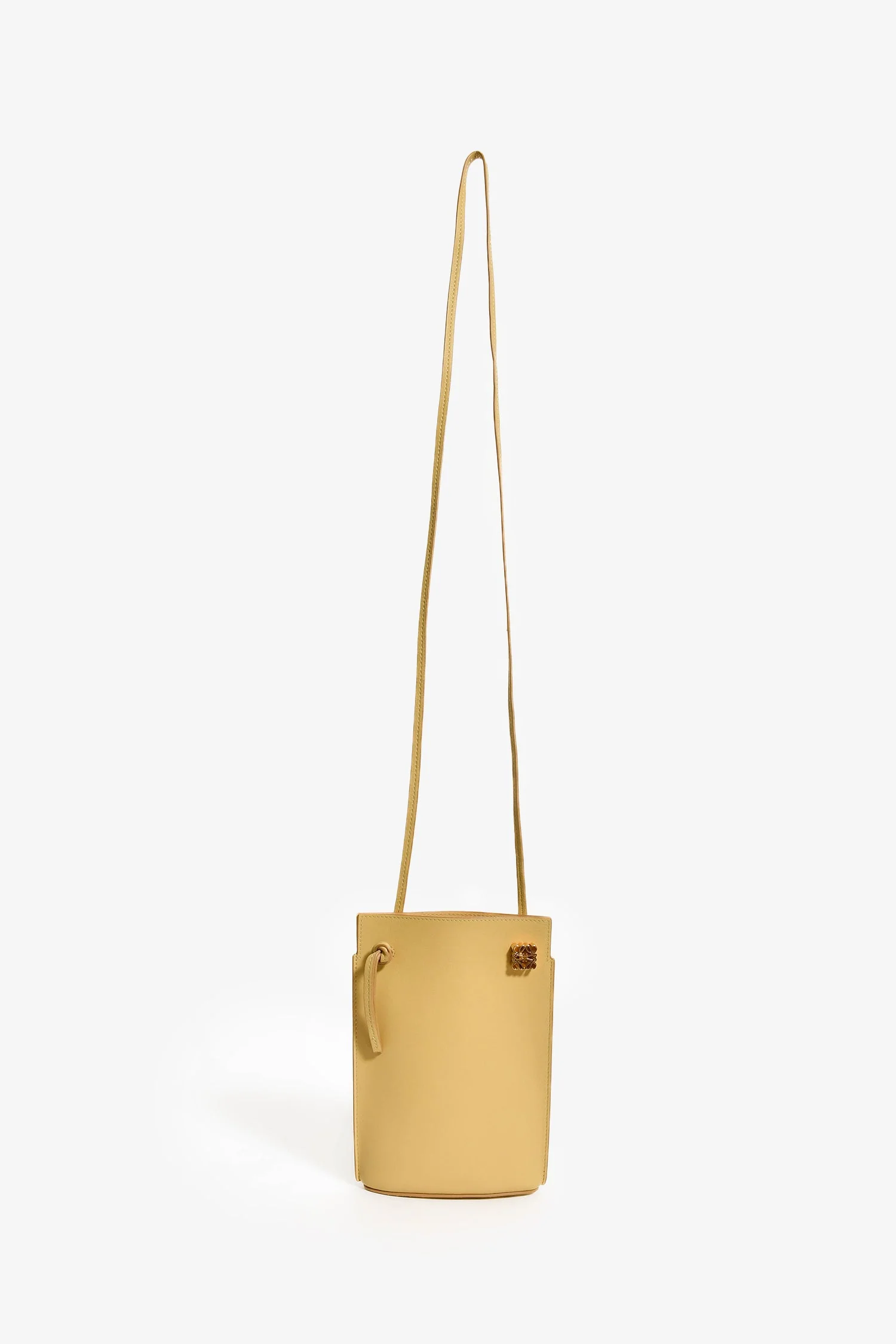 Loewe Beige Pebble Leather 'Dice' Crossbody Bag - Image 8