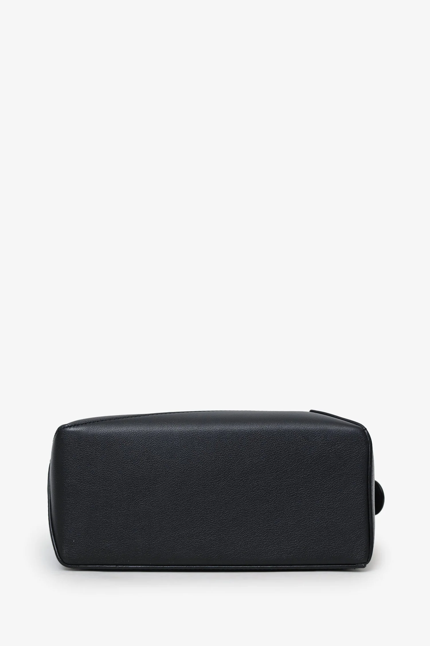 Loewe Black Leather Puzzle Small Edge Bag With Strap - Image 5