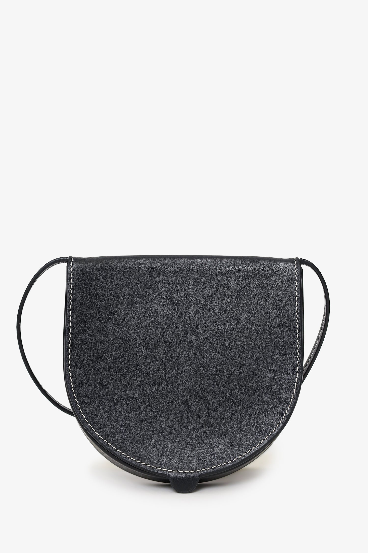 Loewe Black Leather Small Heel Crossbody Bag - Image 2