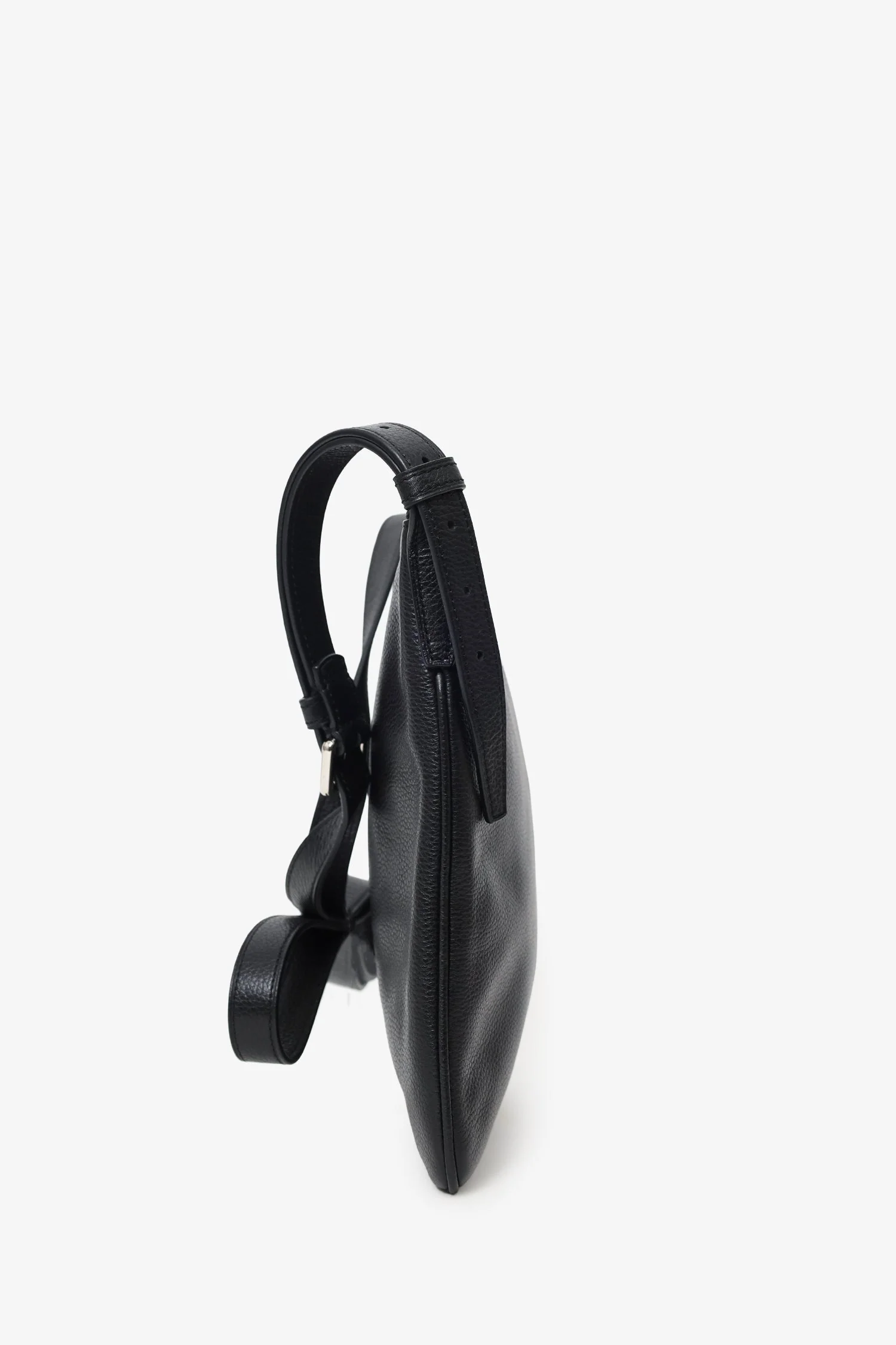 Loewe Black Leather Square Crossbody Bag - Image 3