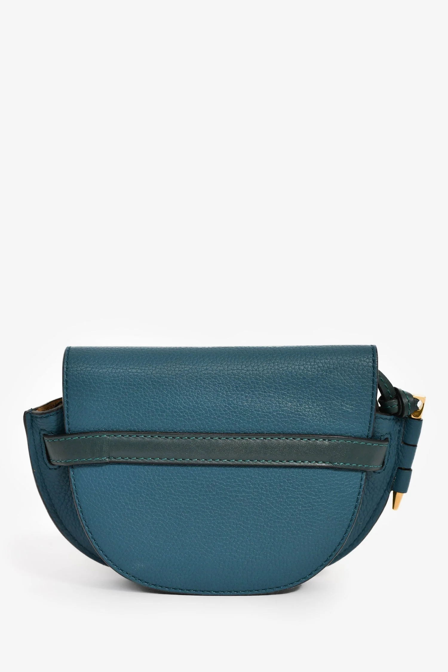 Loewe Blue Leather Mini 'Gate' Crossbody Bag - Image 2