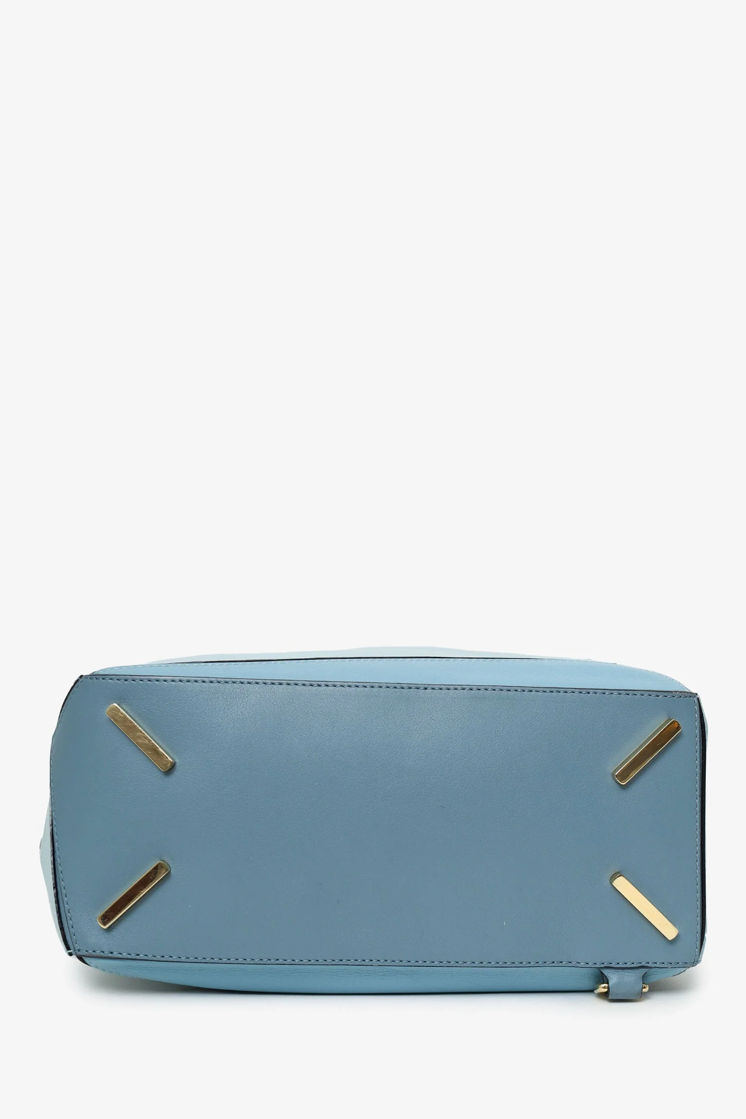 Loewe Blue Tricolour Calfskin Medium Puzzle Bag - Image 5