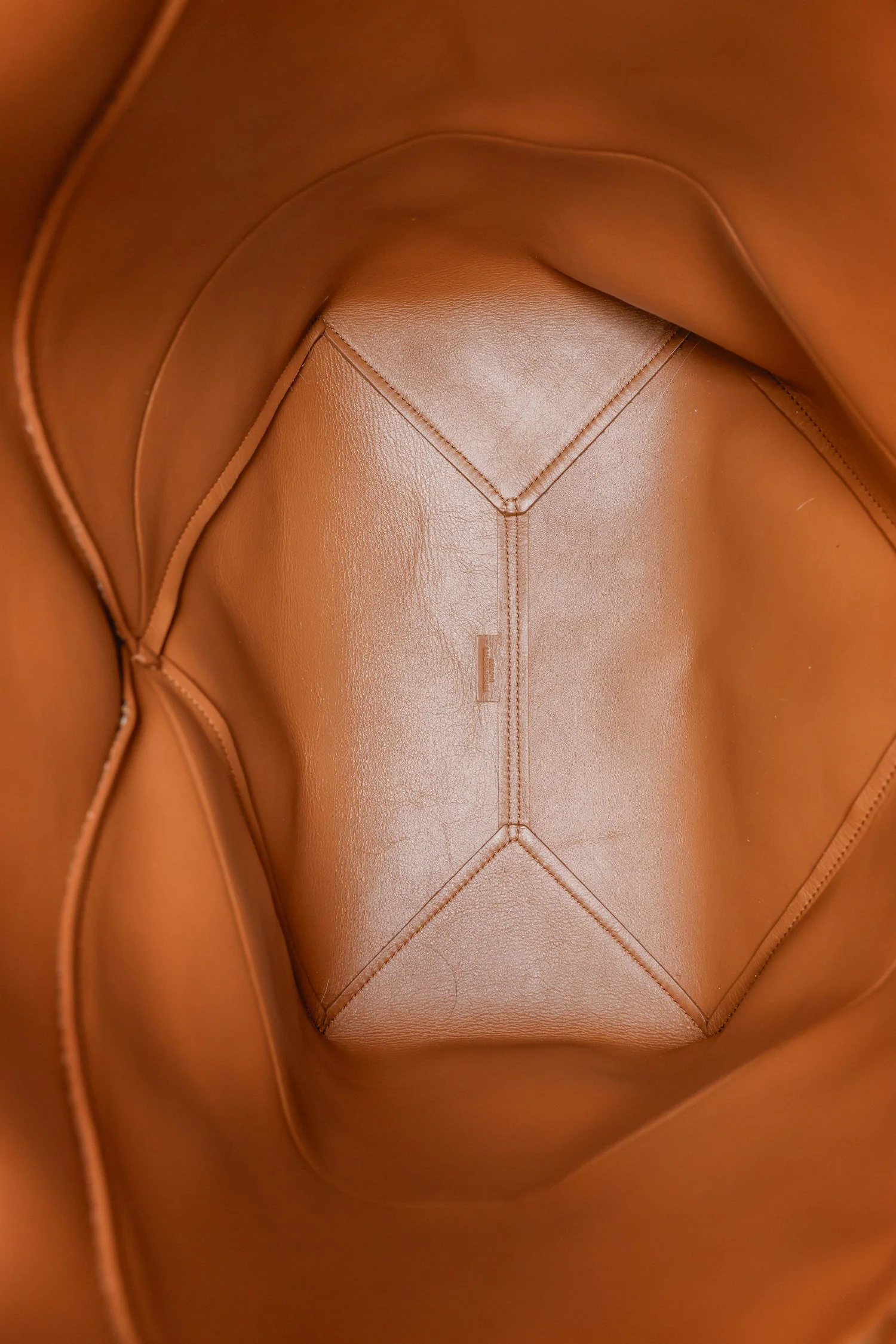 Loewe Brown Brushed Suede 'Puzzle Fold' XL Tote - Image 6