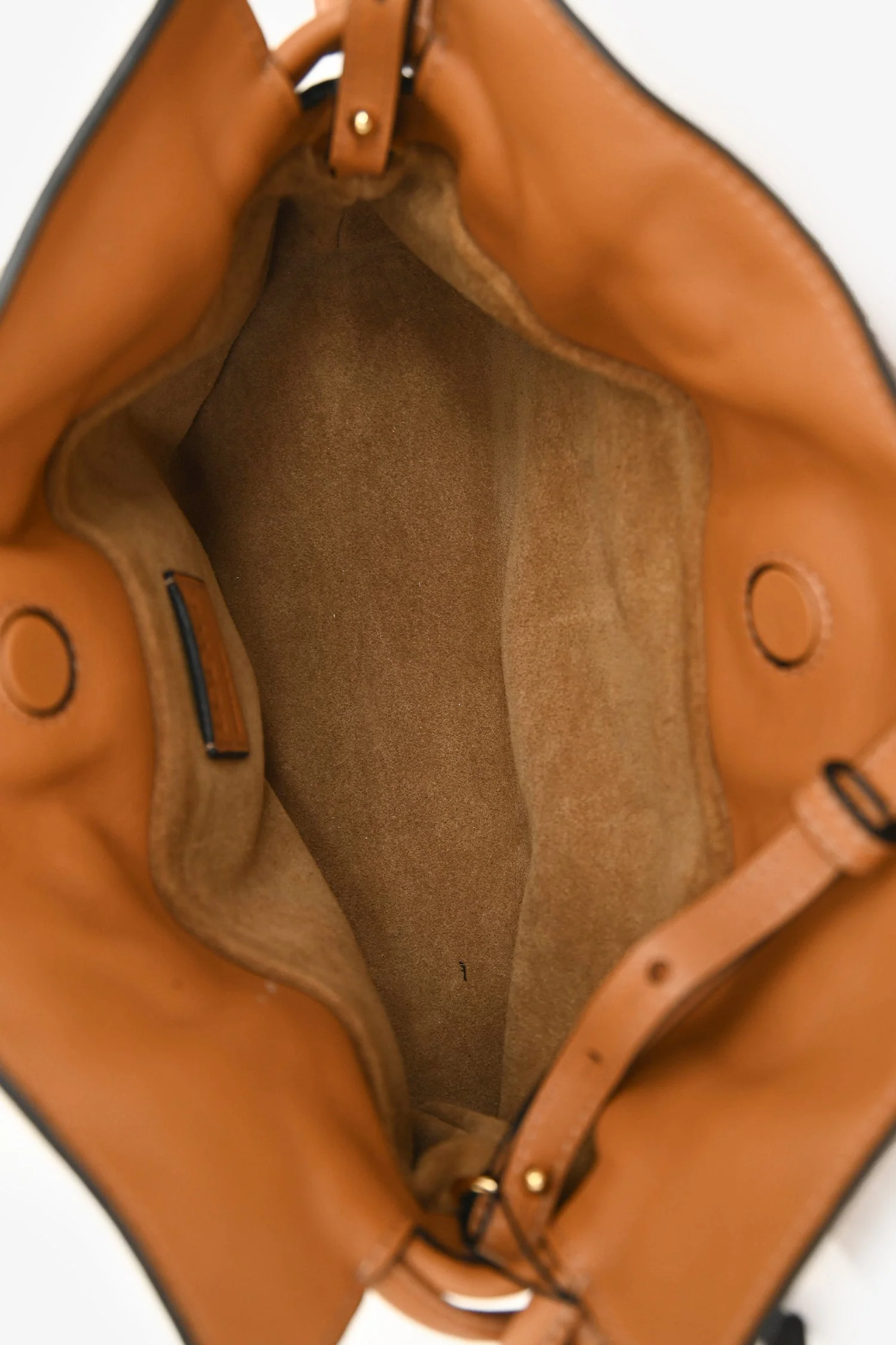 Loewe Brown Leather Mini Flamenco Crossbody - Image 6